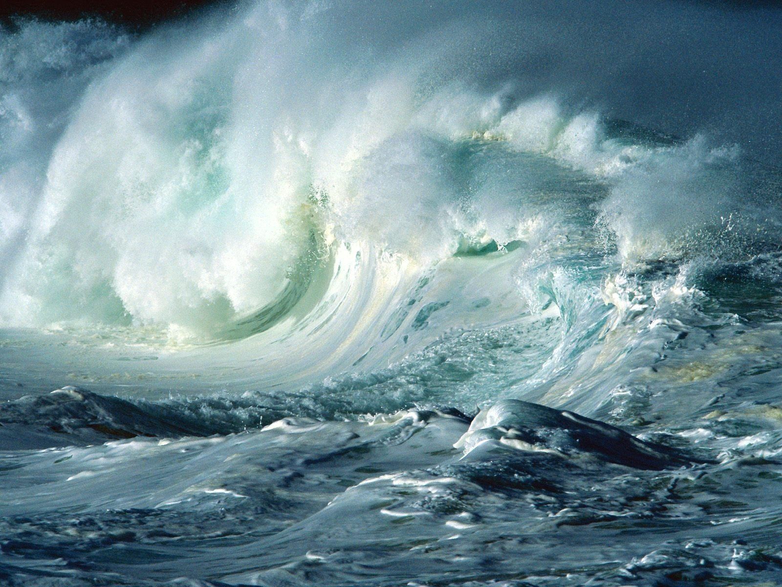 Download Phone wallpaper storm, nature, ocean, element