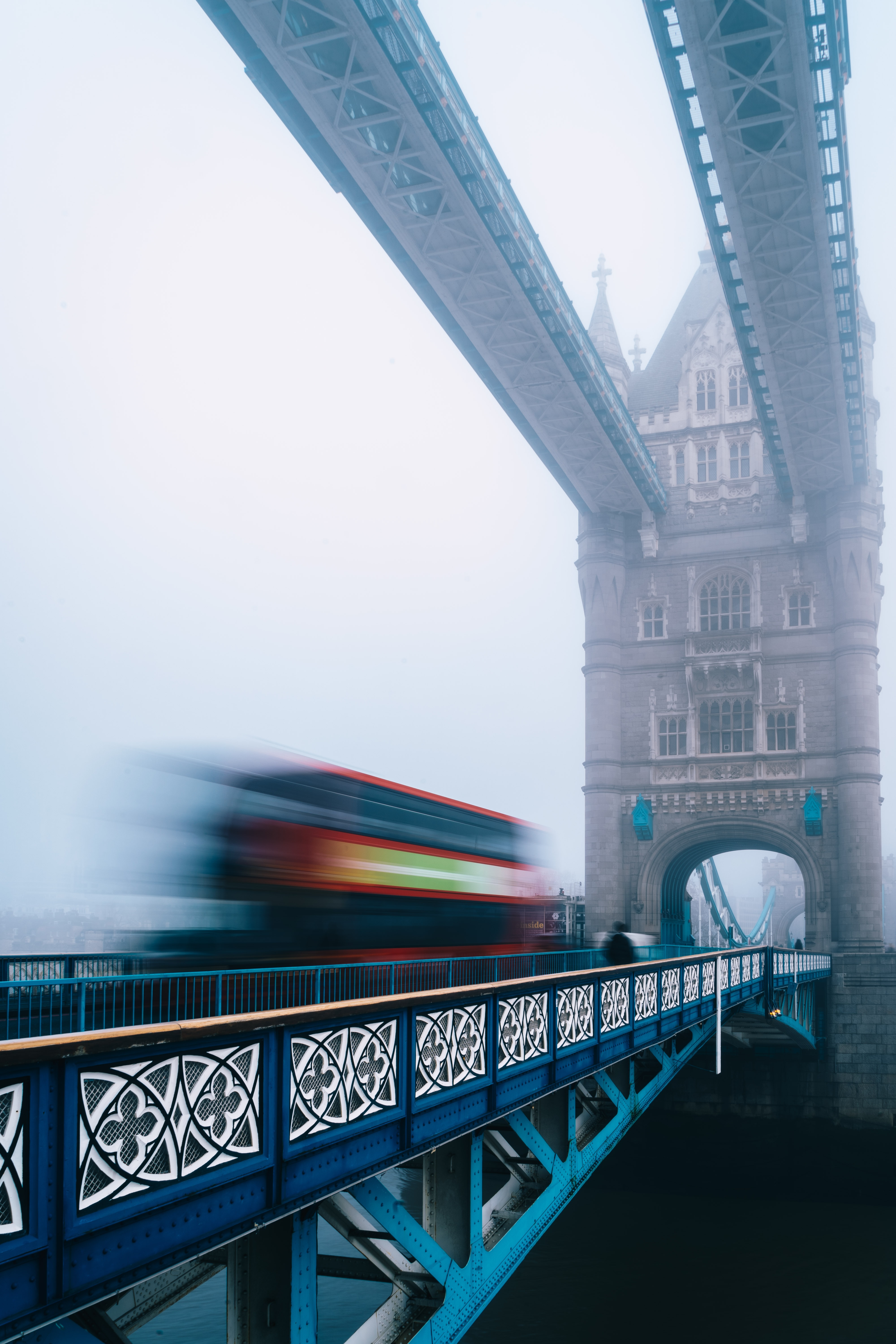 long exposure, cities, architecture, building, fog, bridge