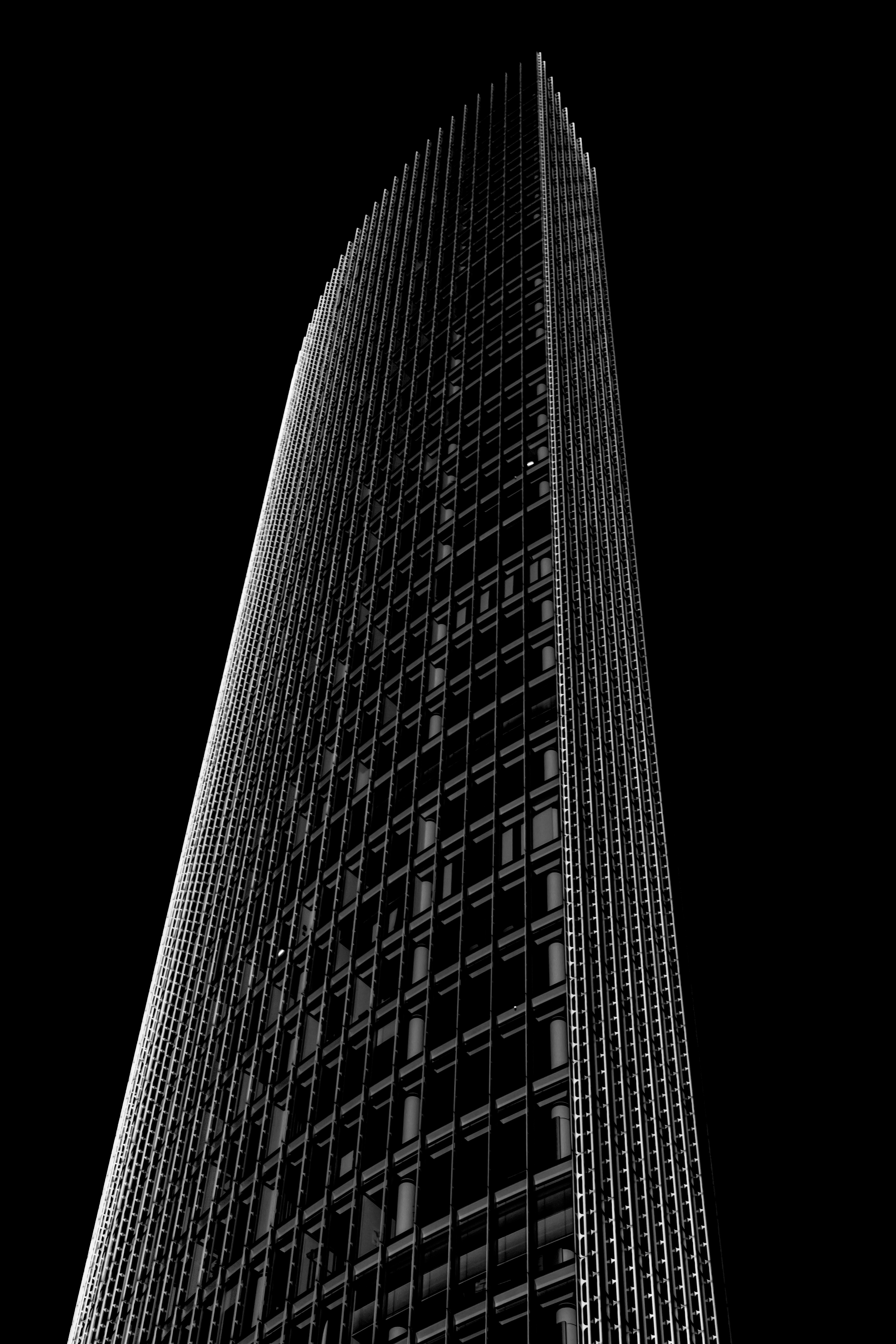 119694 Screensavers and Wallpapers Black And White for phone. Download architecture, skyscraper, building, minimalism, facade, black and white pictures for free