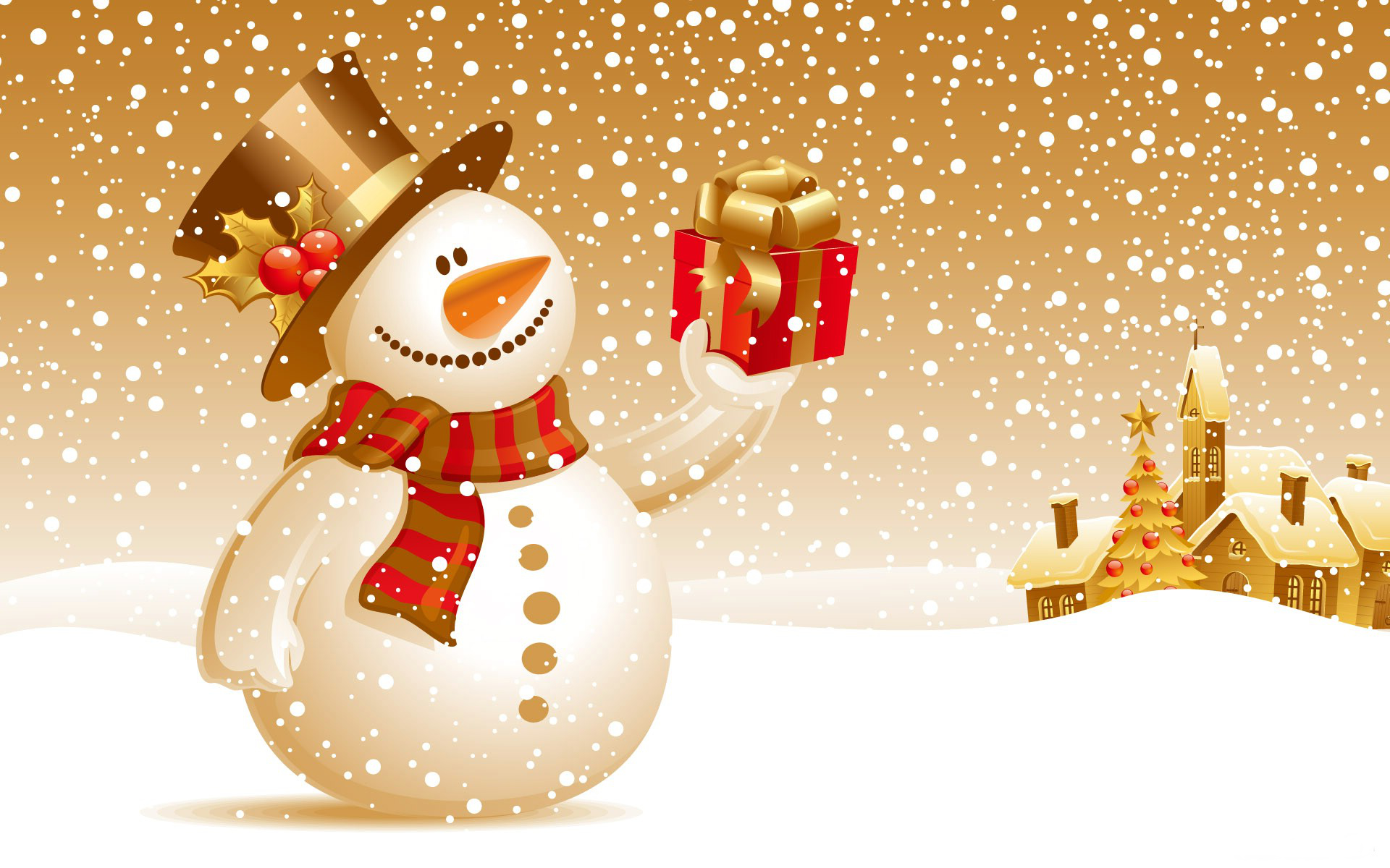620153 descargar fondo de pantalla día festivo, navidad, árbol de navidad, regalo, muñeco de nieve: protectores de pantalla e imágenes gratis