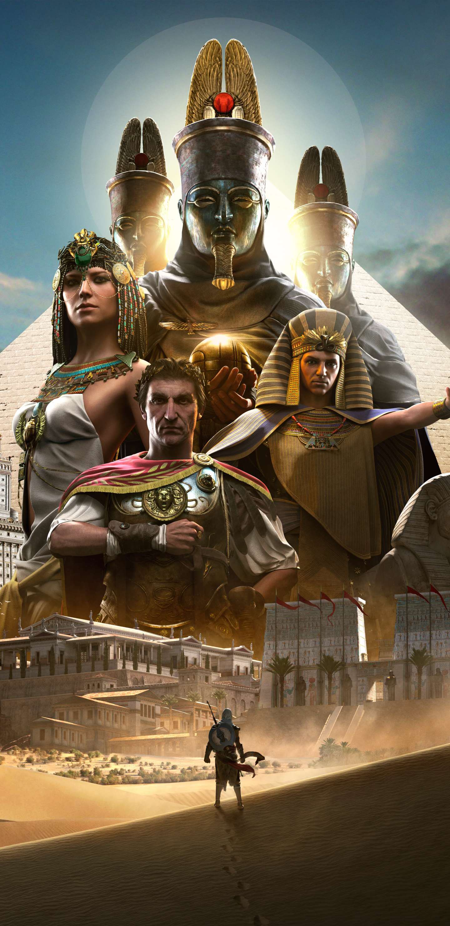 HD desktop wallpaper: Assassin's Creed, Julius Caesar, Video Game,  Cleopatra, Assassin's Creed Origins, Bayek Of Siwa, Ptolemy Xiii download  free picture #1127155