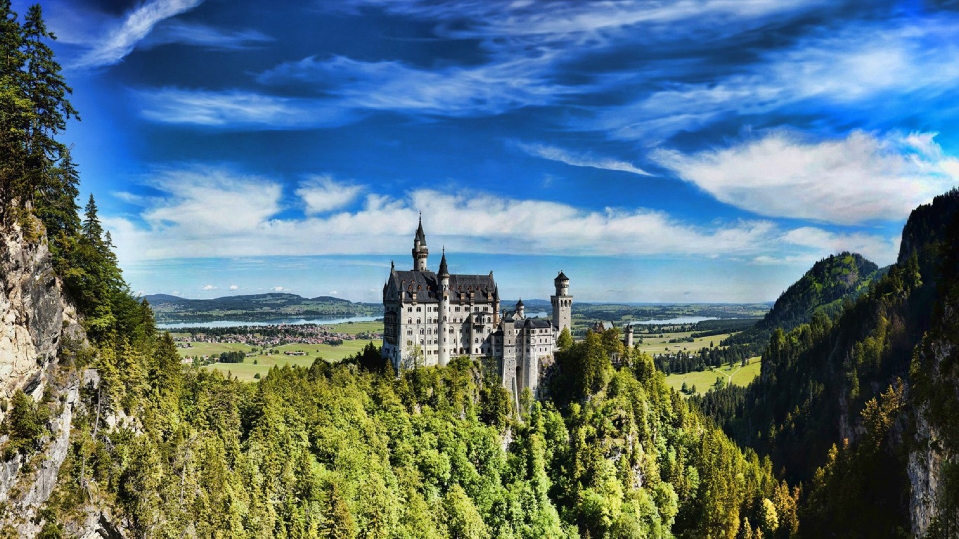 Die besten Schloss Neuschwanstein-Hintergründe für den Telefonbildschirm