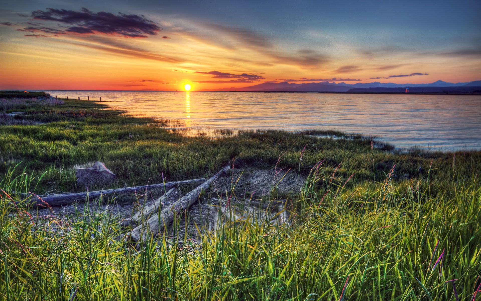 Laden Sie das Natur, Flüsse, Sunset, Kanada, Ufer, Bank-Bild kostenlos auf Ihren PC-Desktop herunter