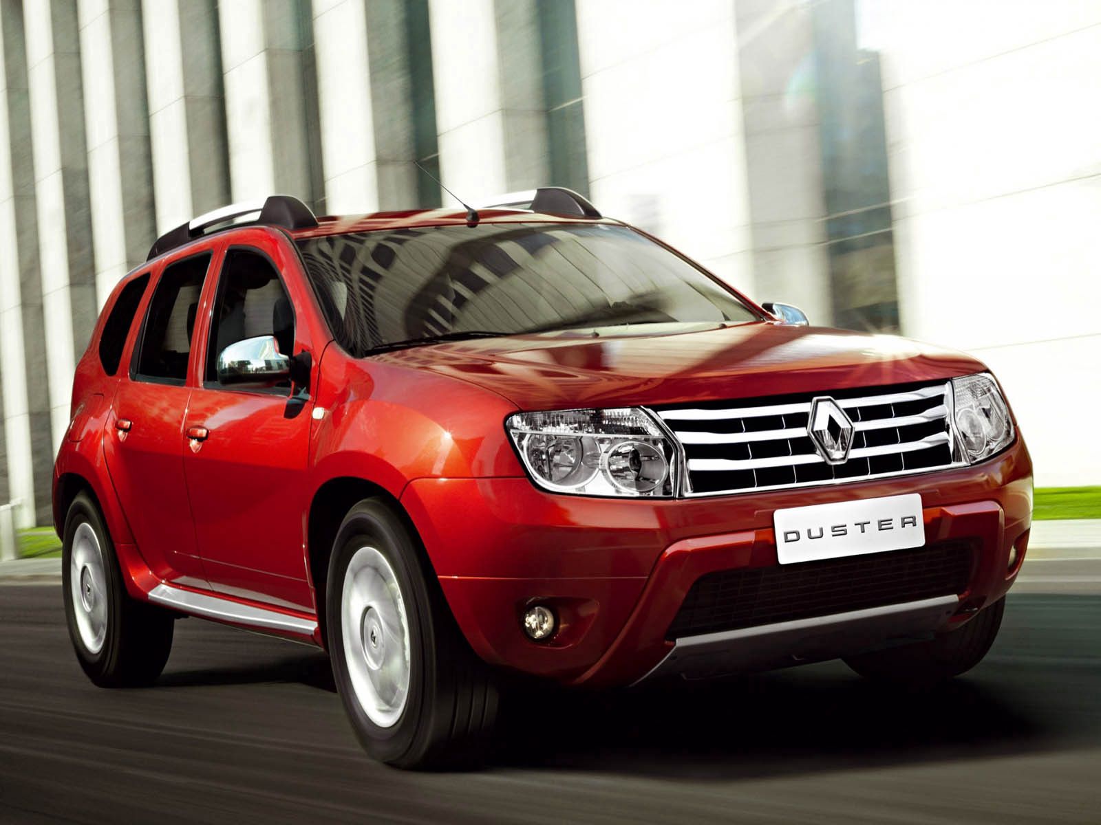 HD photos auto, red, renault duster, new