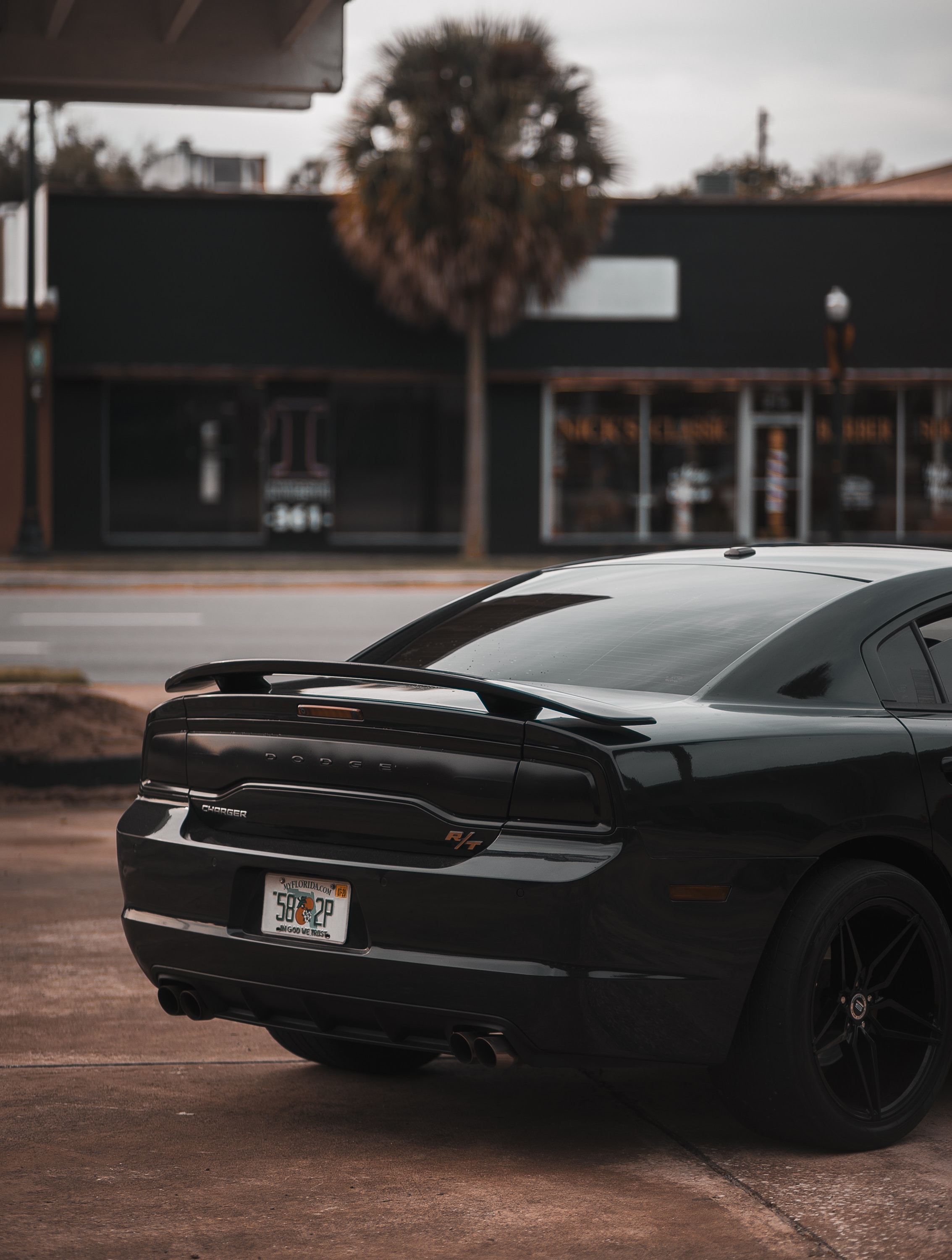 dodge charger, cars, black, car, back view, rear view wallpaper for mobile