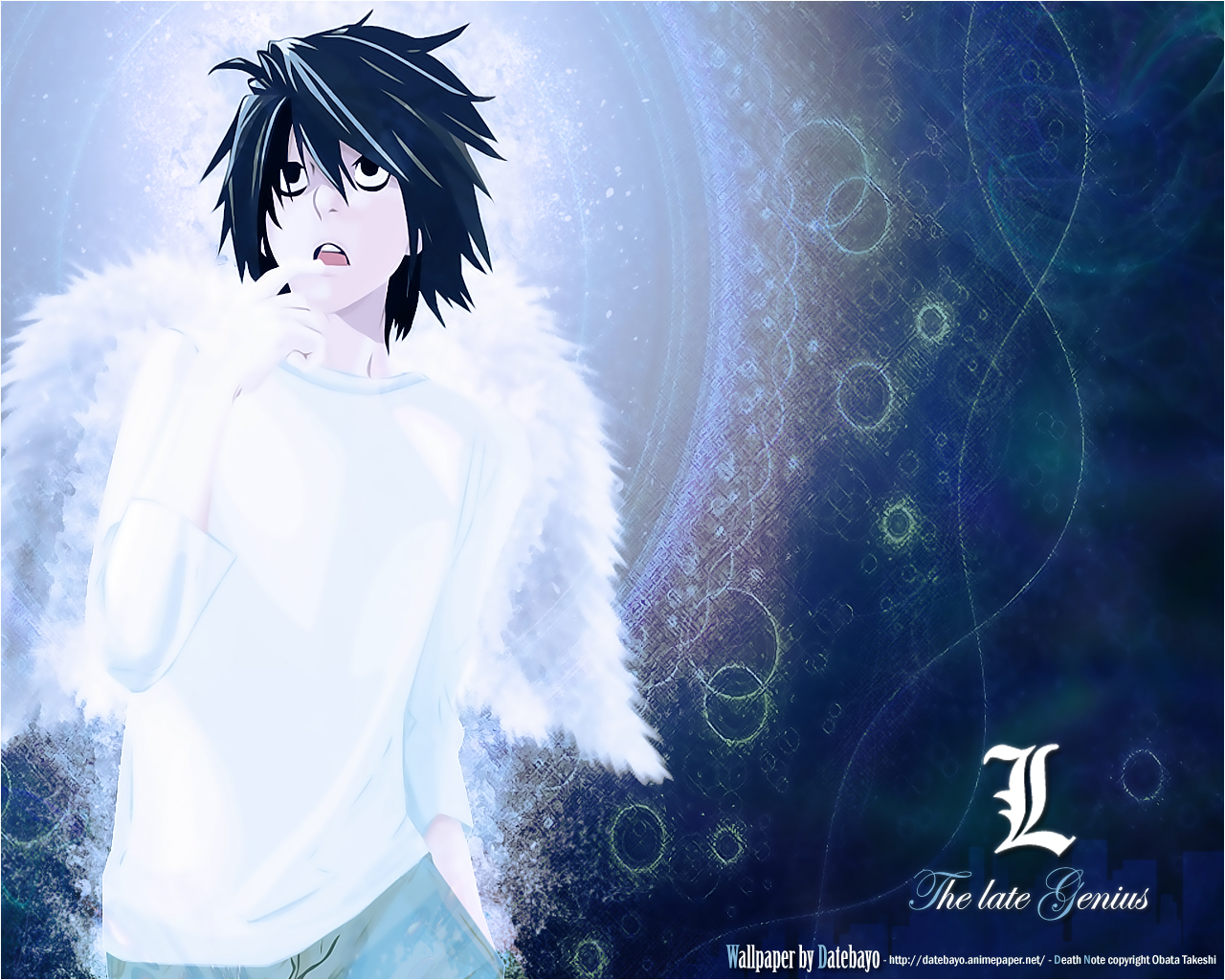 l (death note), anime, death note
