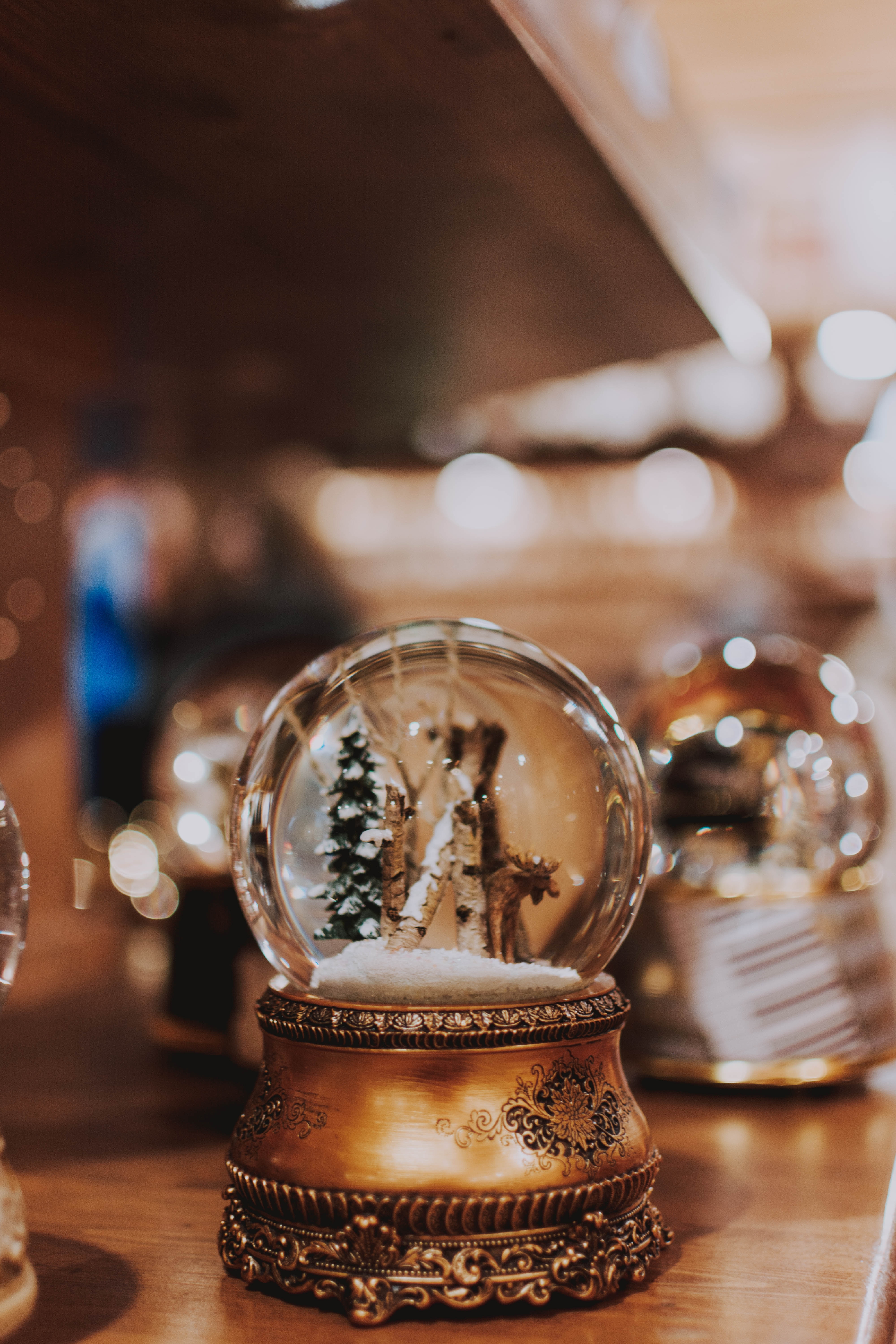 crystal ball, holidays, new year, christmas, glass, ball Free Stock Photo