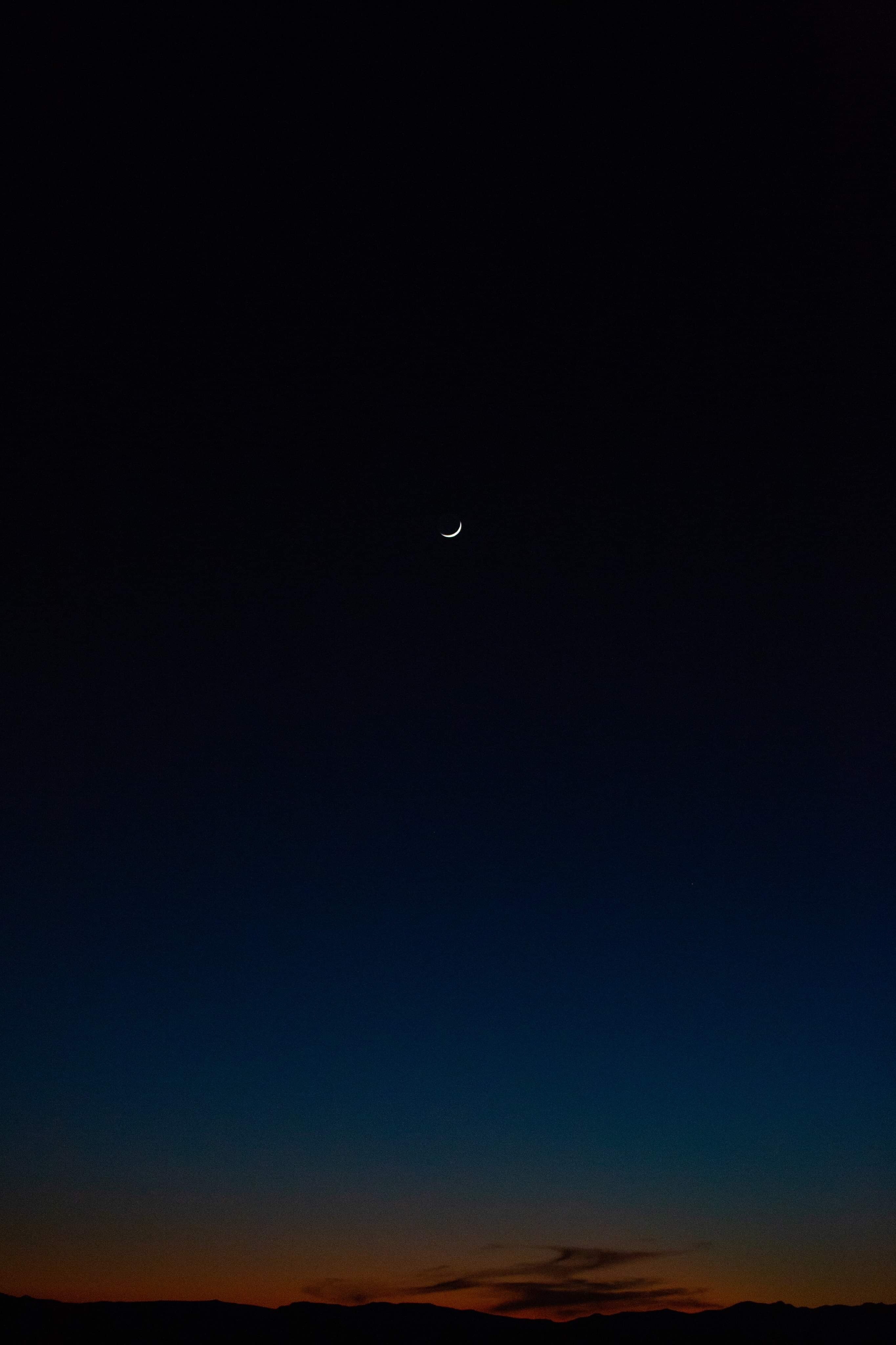 111229 скачать обои ночное небо, ночь, природа, луна, небо - заставки и картинки бесплатно