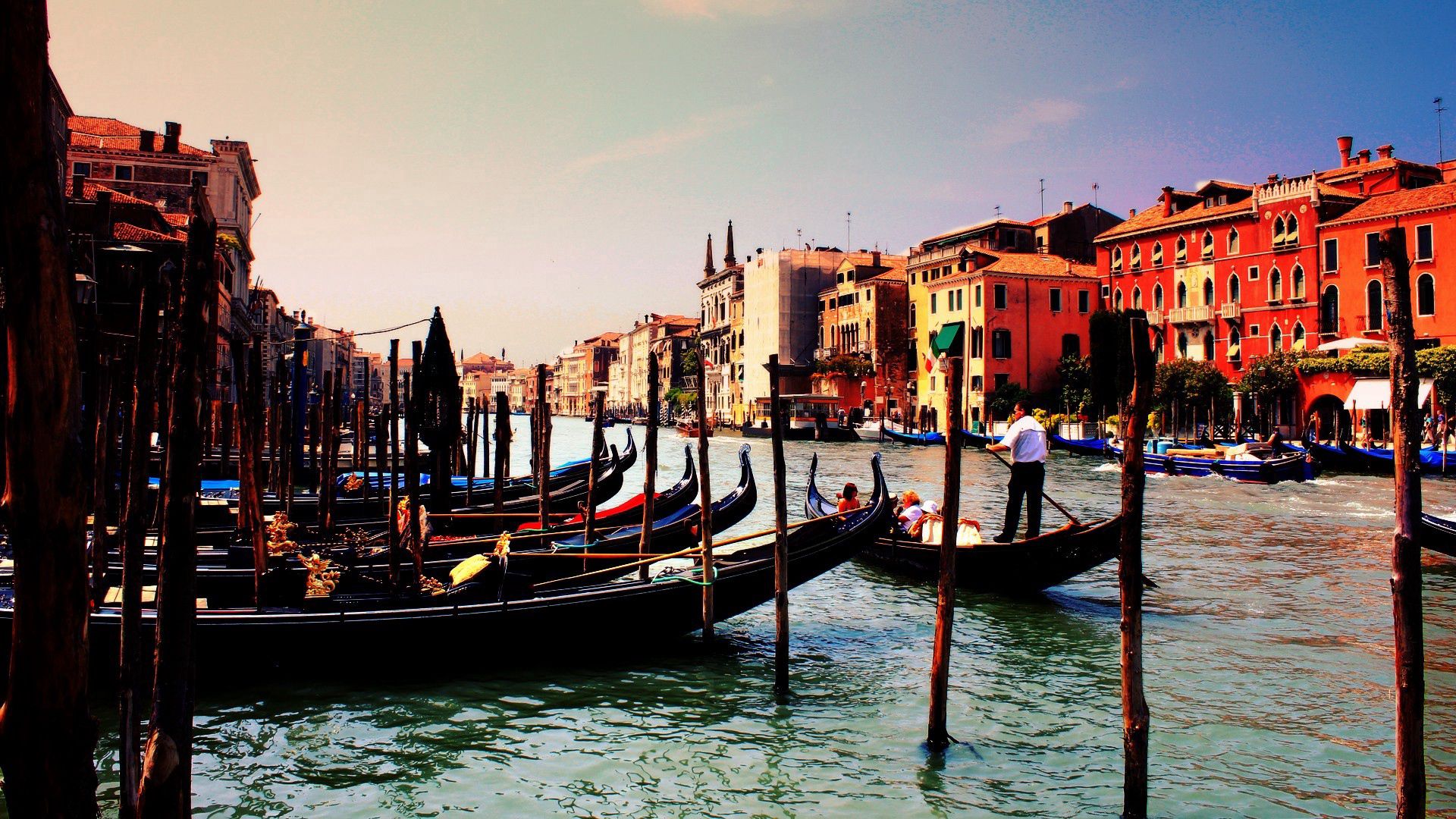 65319 Hintergrundbilder und Venedig Bilder auf dem Desktop. Laden Sie flüsse, italien, gondel, städte Bildschirmschoner kostenlos auf den PC herunter