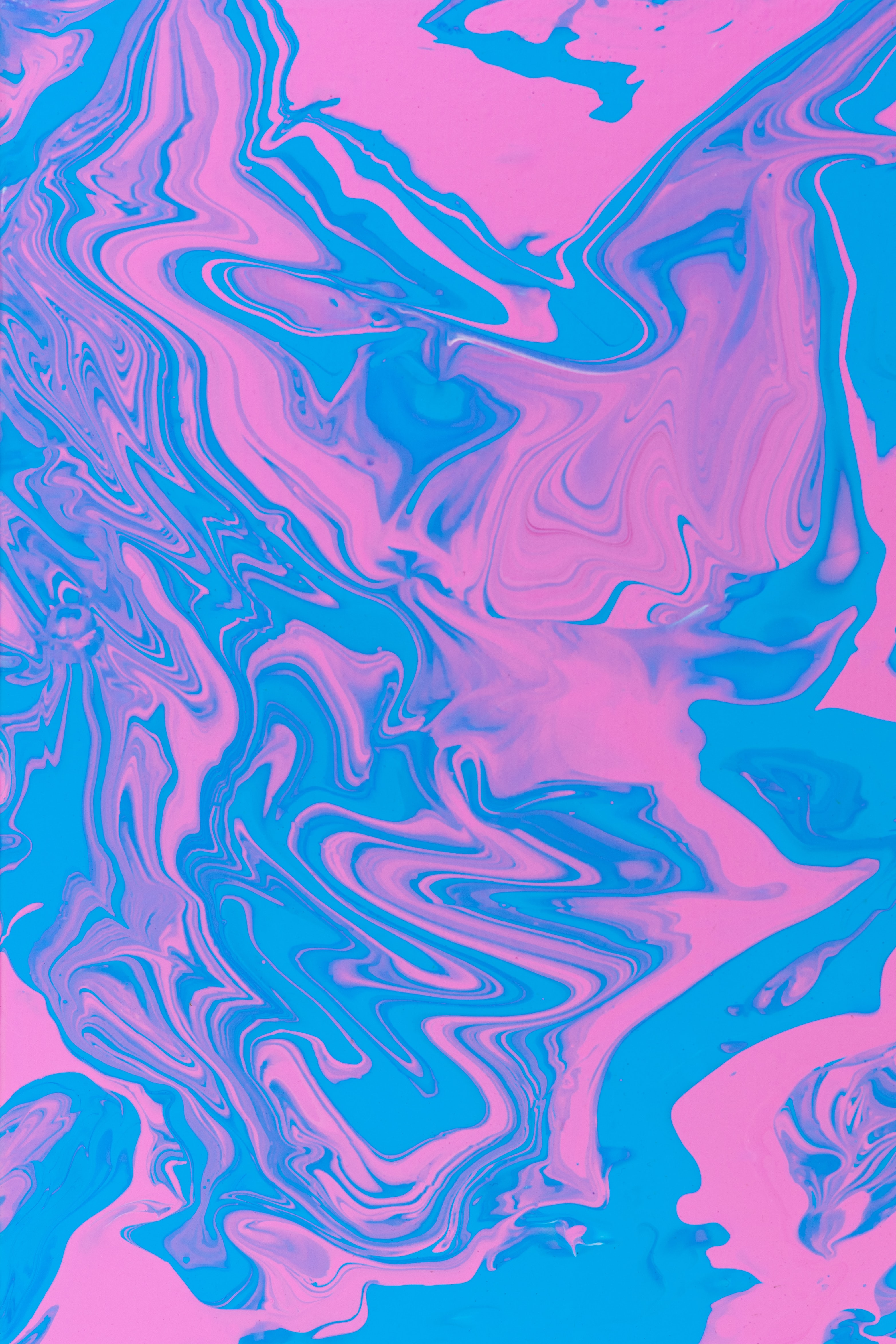 HD photos blue, paint, pink, abstract