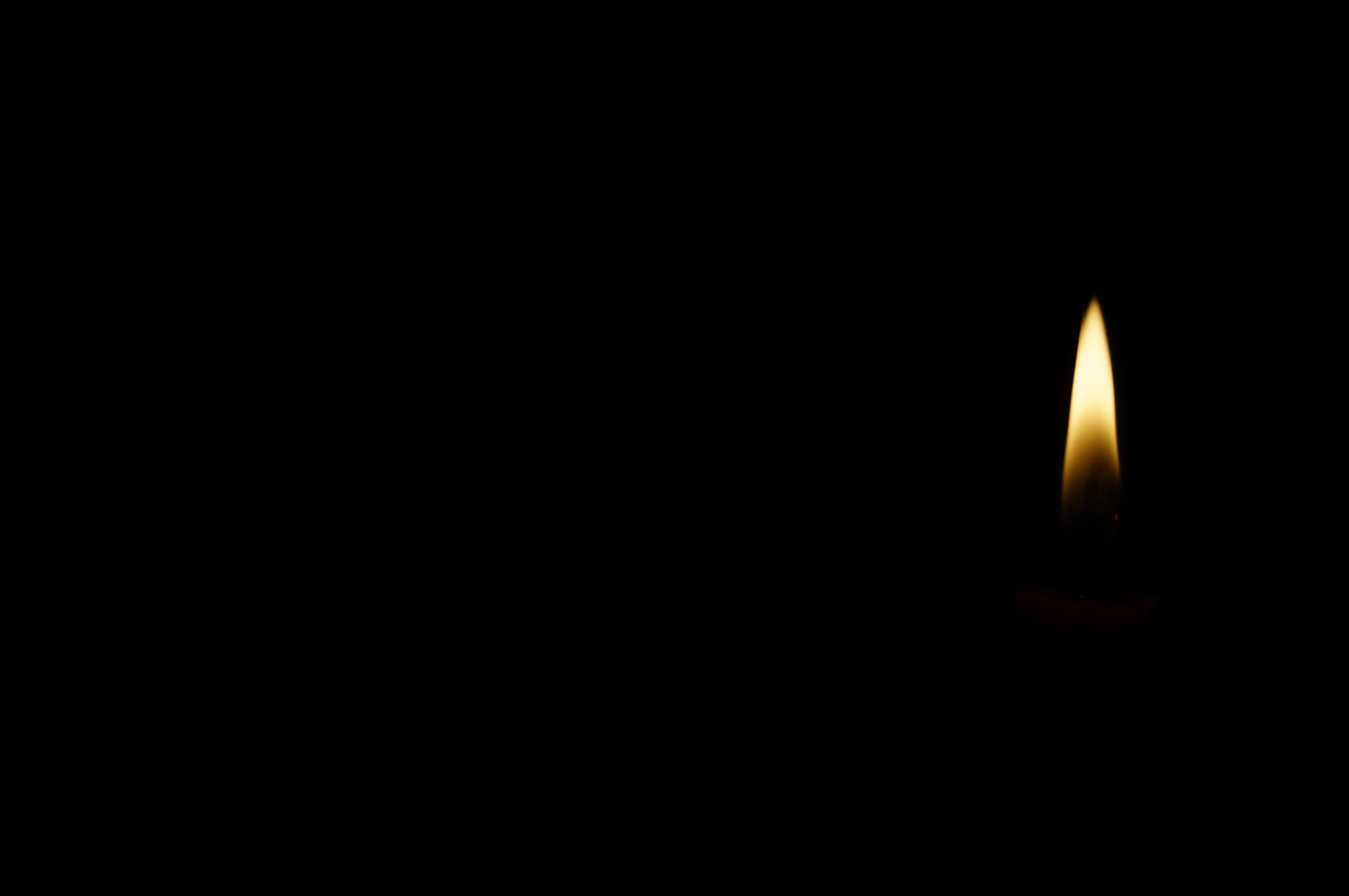 wallpapers dark, black, fire, candle, wick