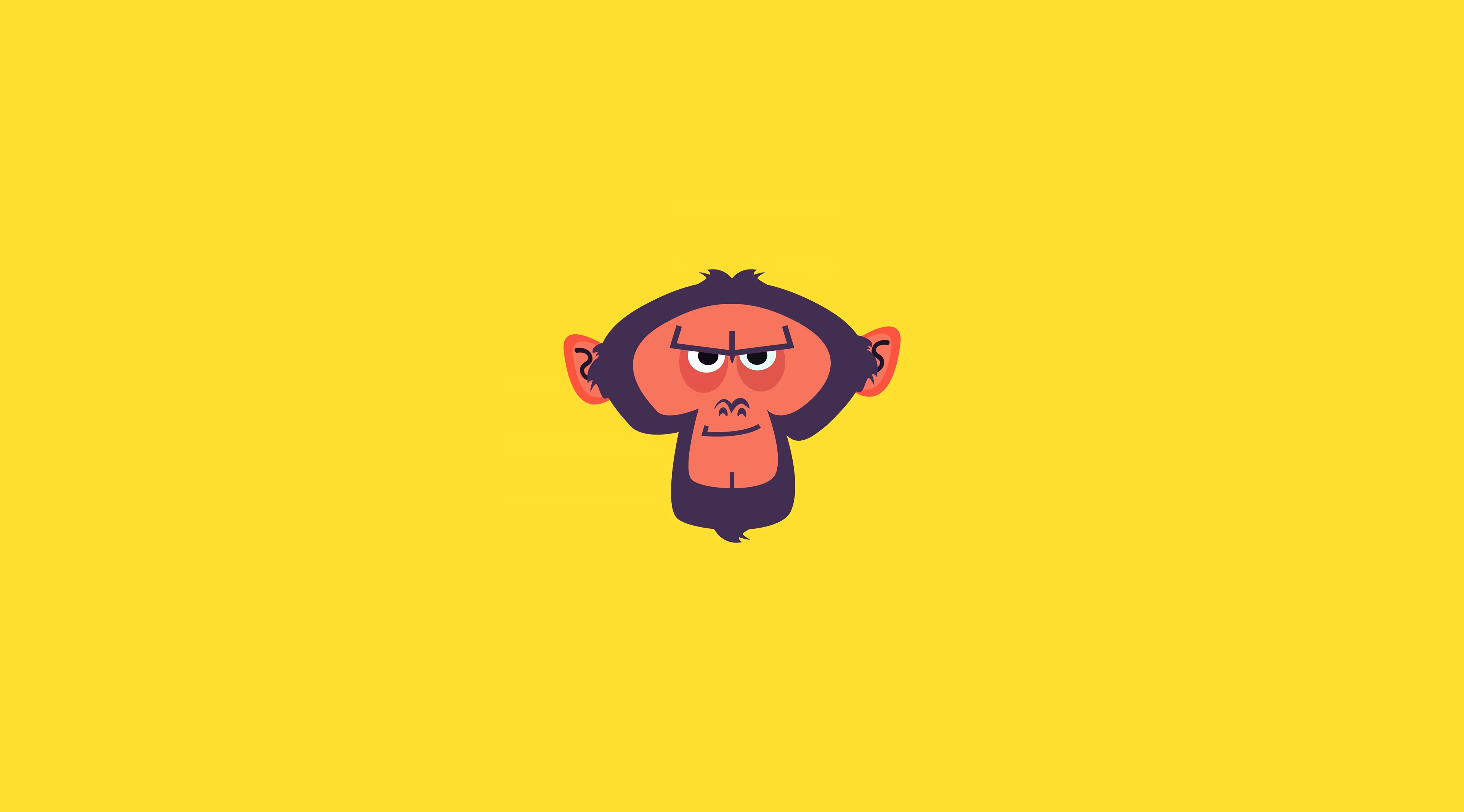 65895 Bildschirmschoner und Hintergrundbilder Ein Affe auf Ihrem Telefon. Laden Sie vektor, tier, affe, schnauze Bilder kostenlos herunter