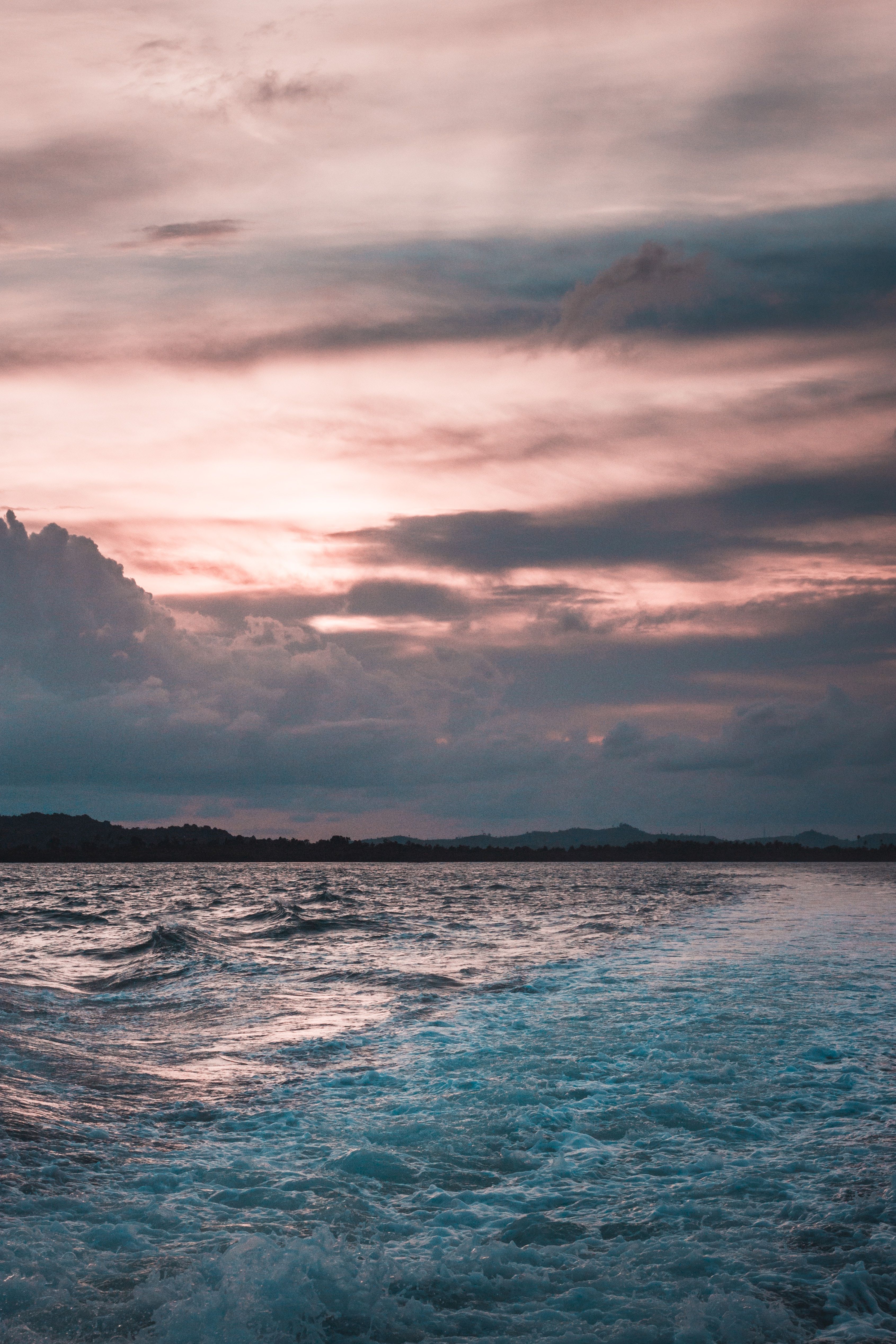 Laden Sie das Natur, Sunset, Waves, Surfen, Horizont, Ozean, Schaum, Indonesien-Bild kostenlos auf Ihren PC-Desktop herunter