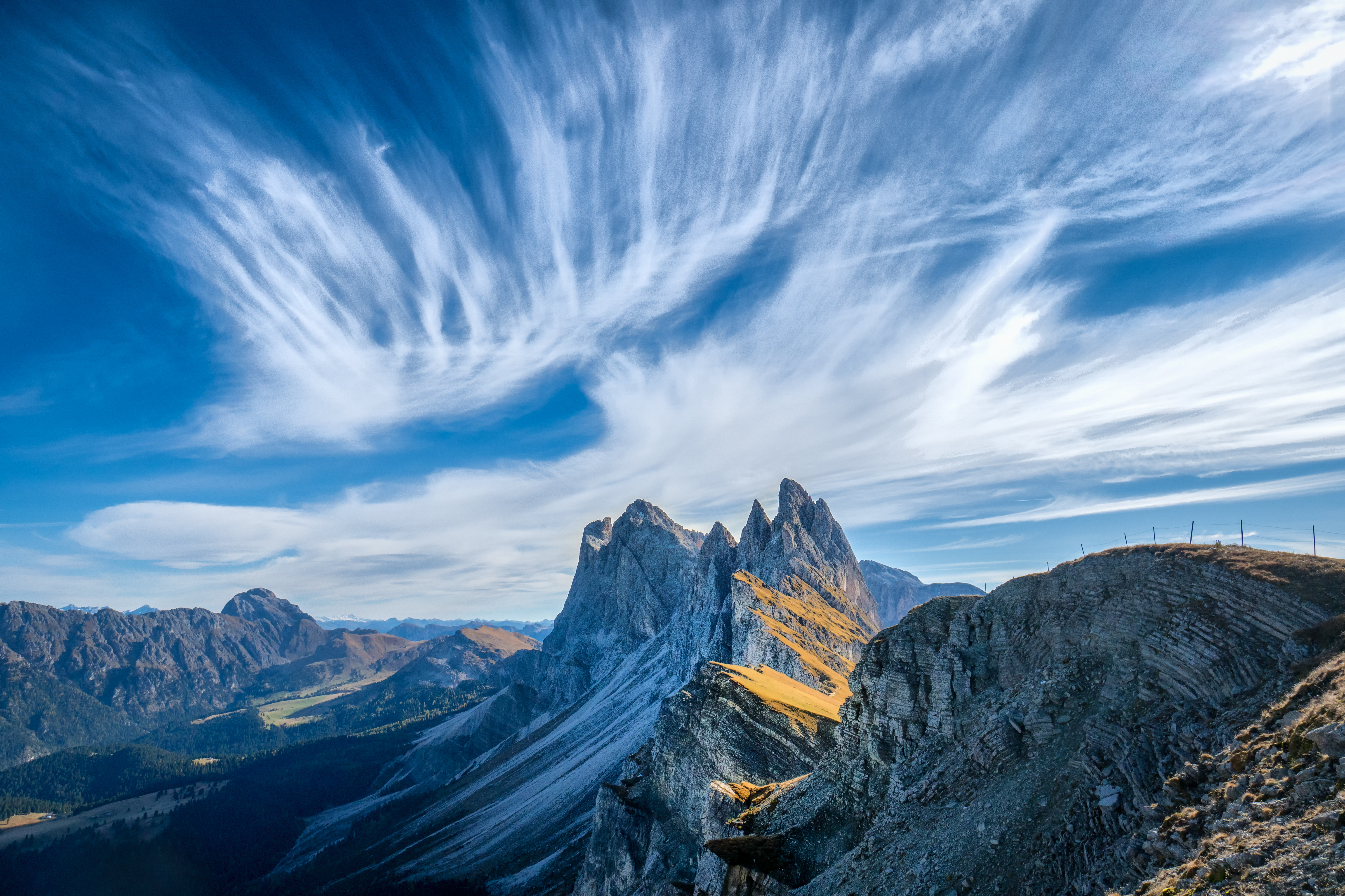32k Wallpaper Italy clouds, dolomites, rocks, mountains