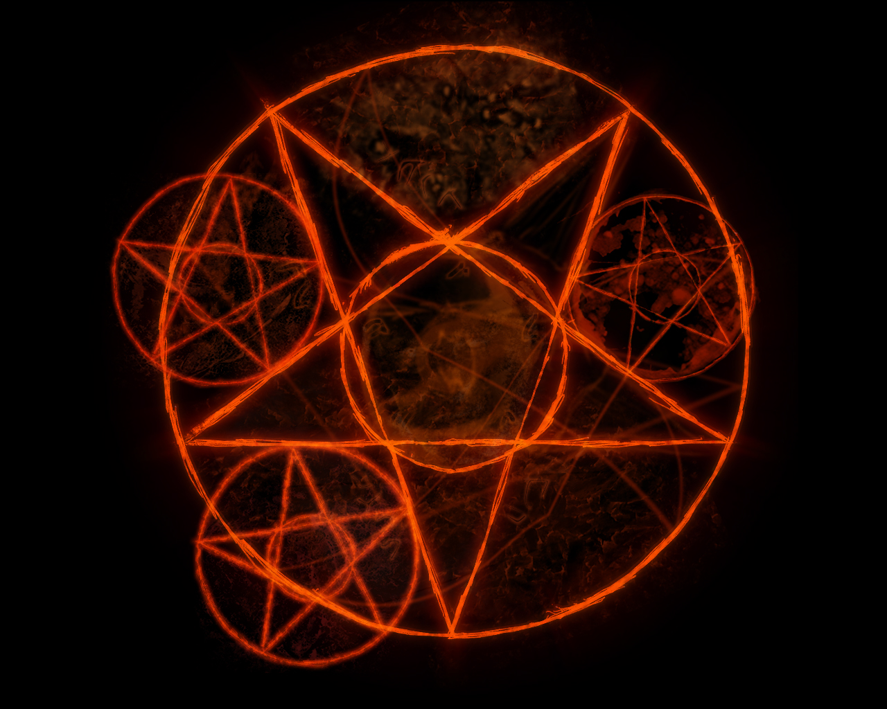 Satanism Vertical Background