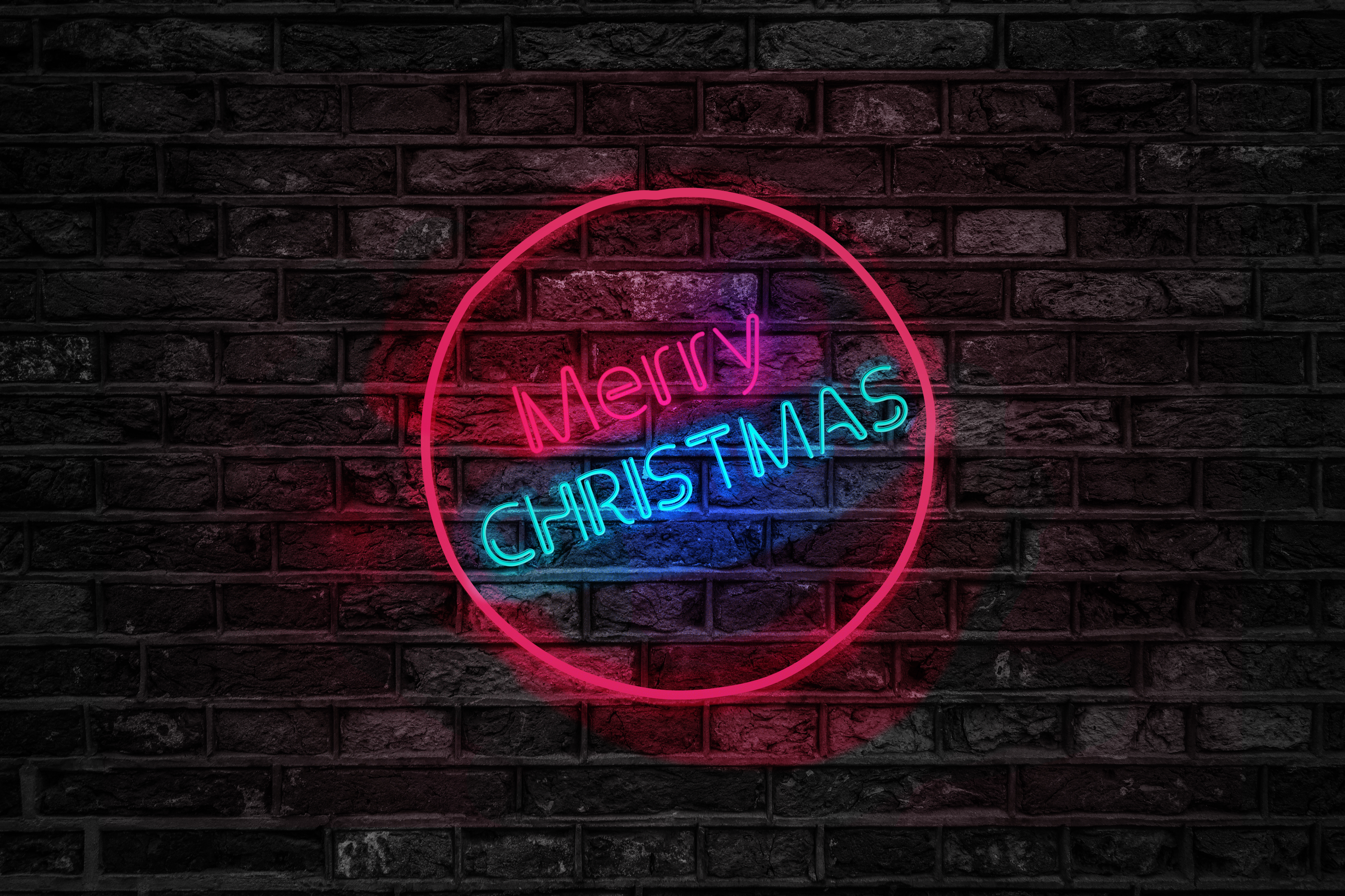 113449 download wallpaper christmas, words, wall, backlight, illumination, inscription screensavers and pictures for free