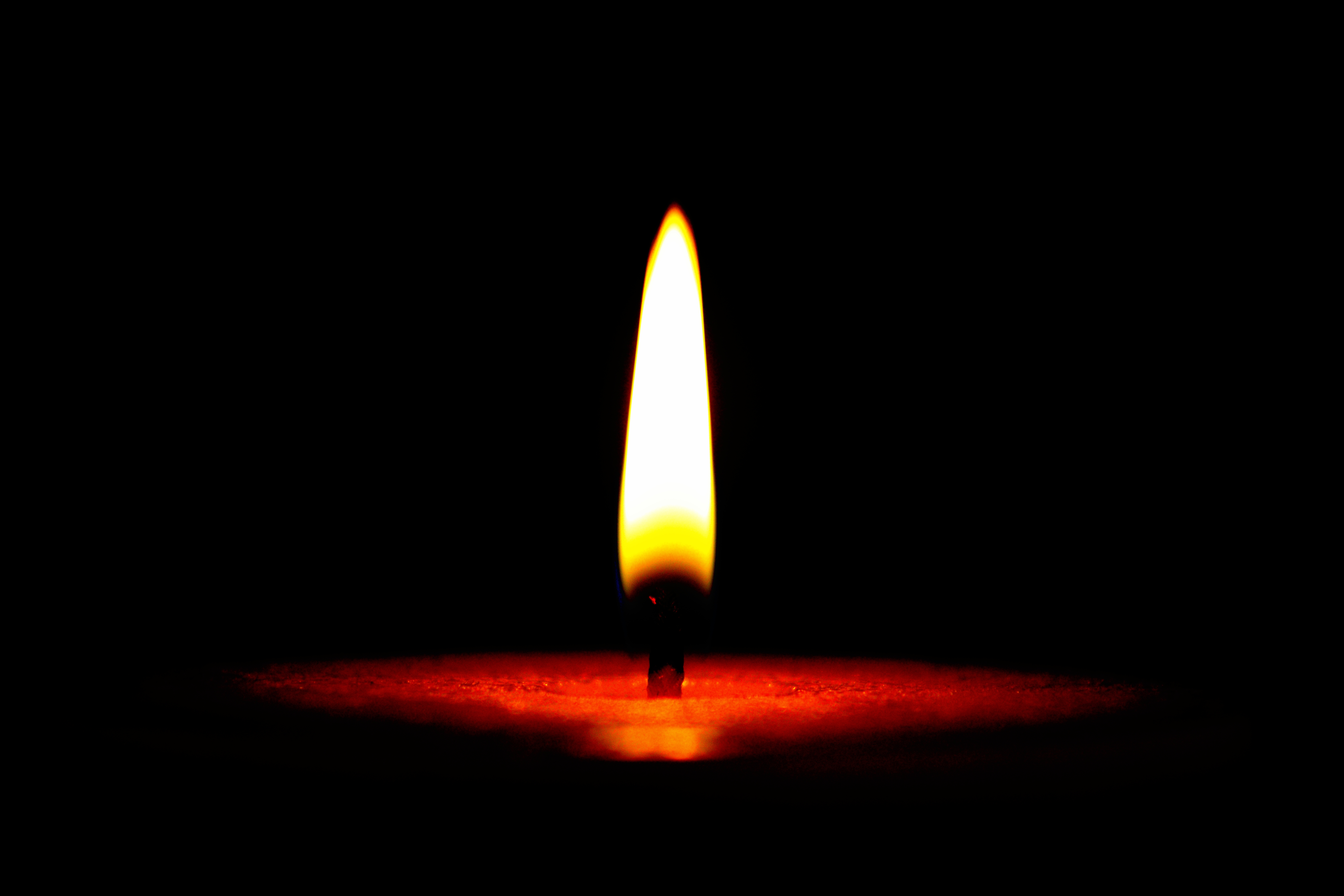iPhone Wallpapers fire, candle, flame, dark Wax