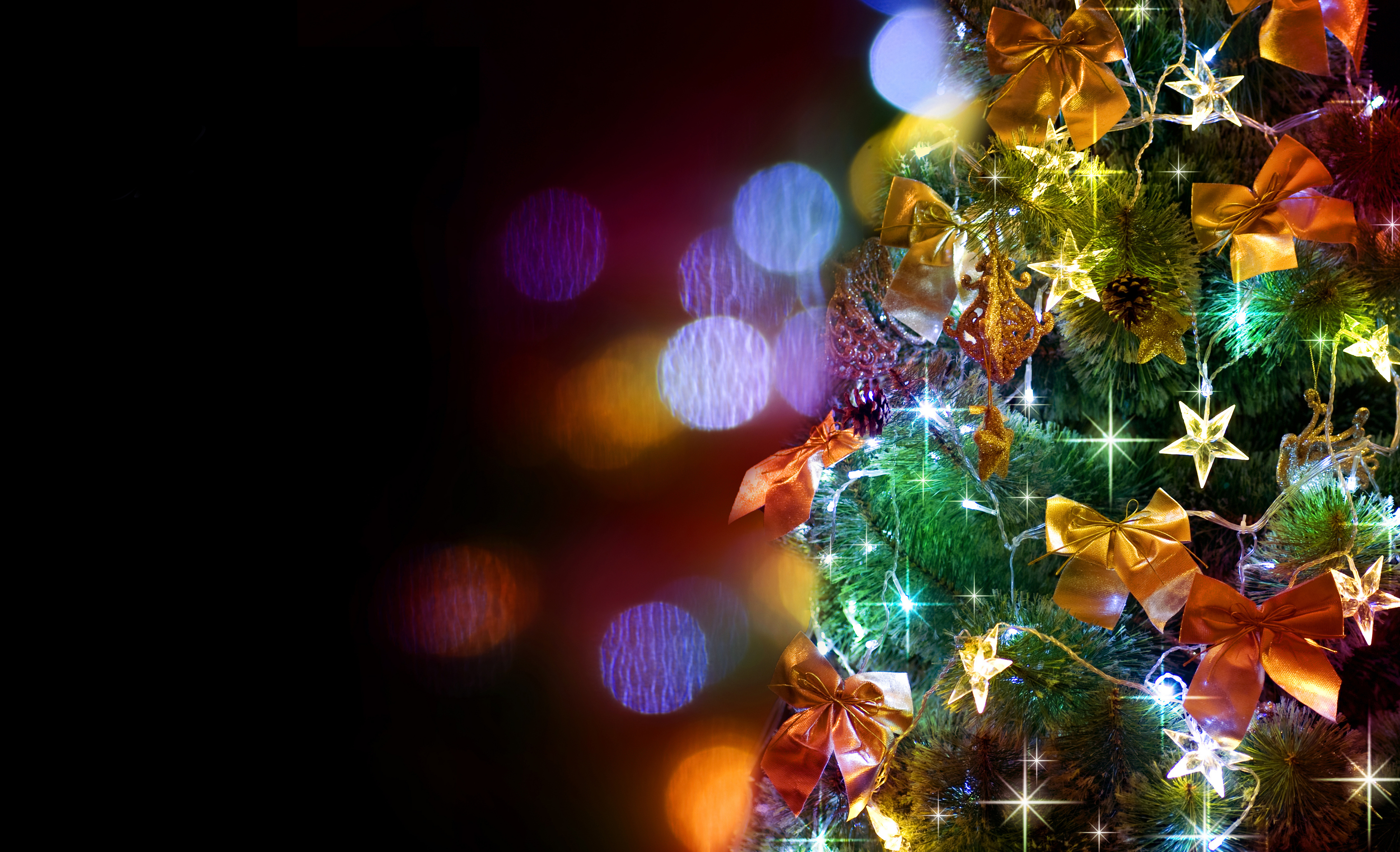 HD desktop wallpaper: Christmas, Holiday, Christmas Tree, Christmas  Ornaments, Christmas Lights download free picture #562709