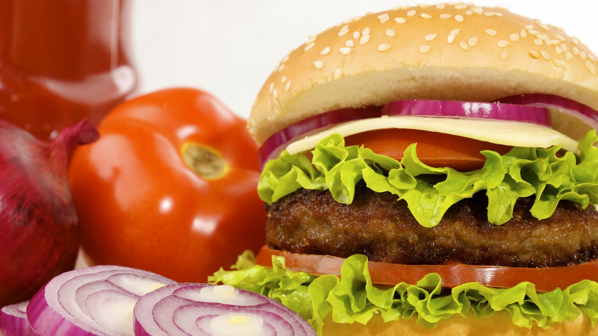 25664 Bild herunterladen lebensmittel, hamburger - Hintergrundbilder und Bildschirmschoner kostenlos