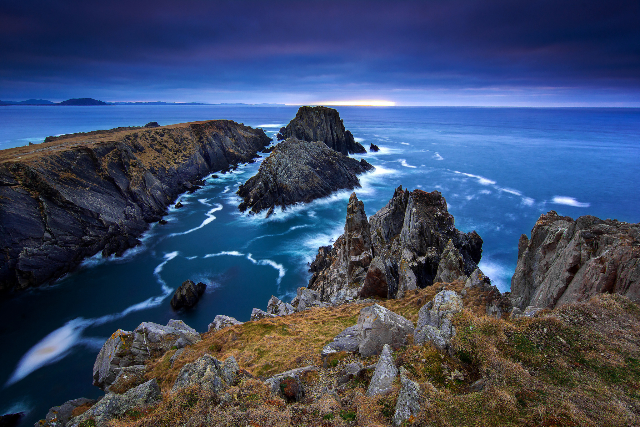144854 Hintergrundbild herunterladen natur, stones, sea, irland, donegal - Bildschirmschoner und Bilder kostenlos