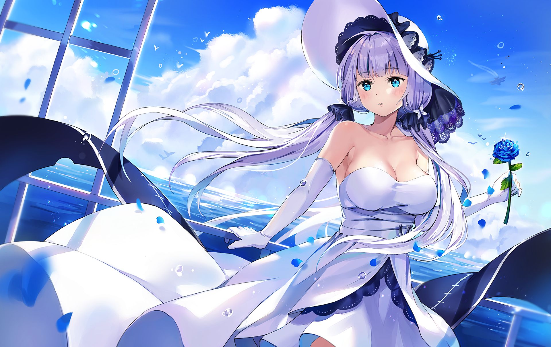 Fondo De Pantalla De Escritorio Hd Animado Azur Lane Ilustre Azur