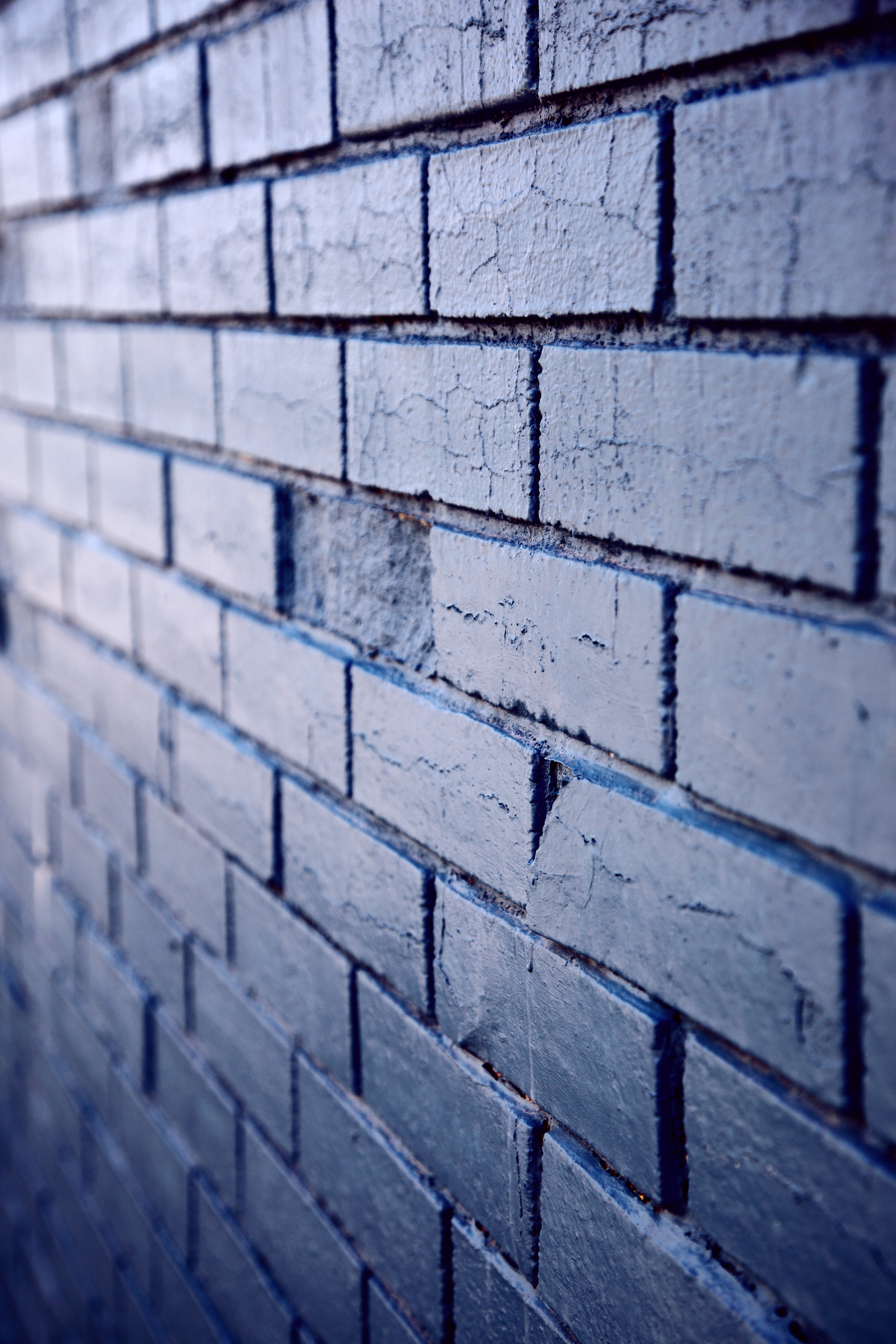 Texture blue, textures, bricks, wall 4k Wallpaper