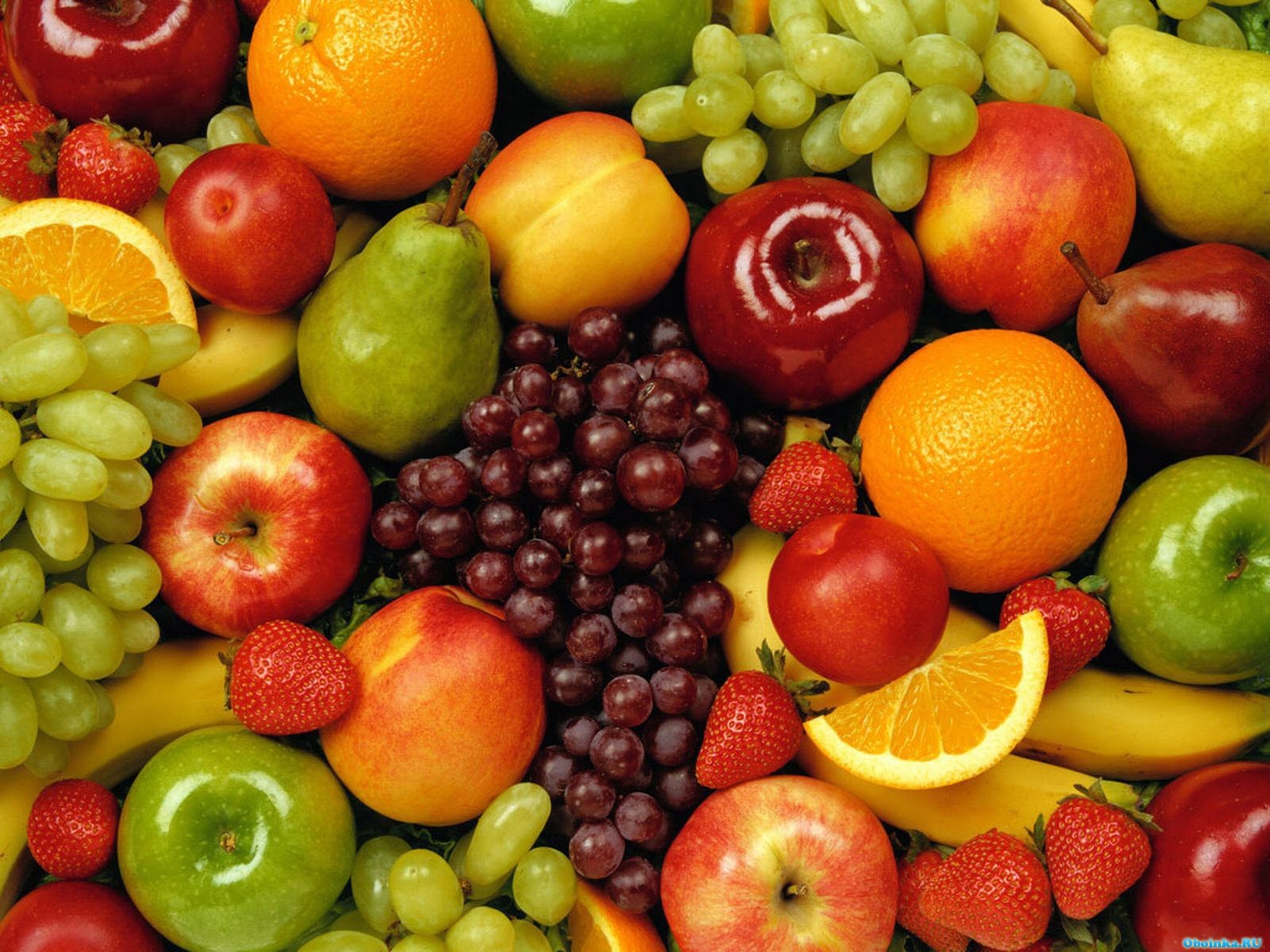 Fruits food, background, berries 4k Wallpaper