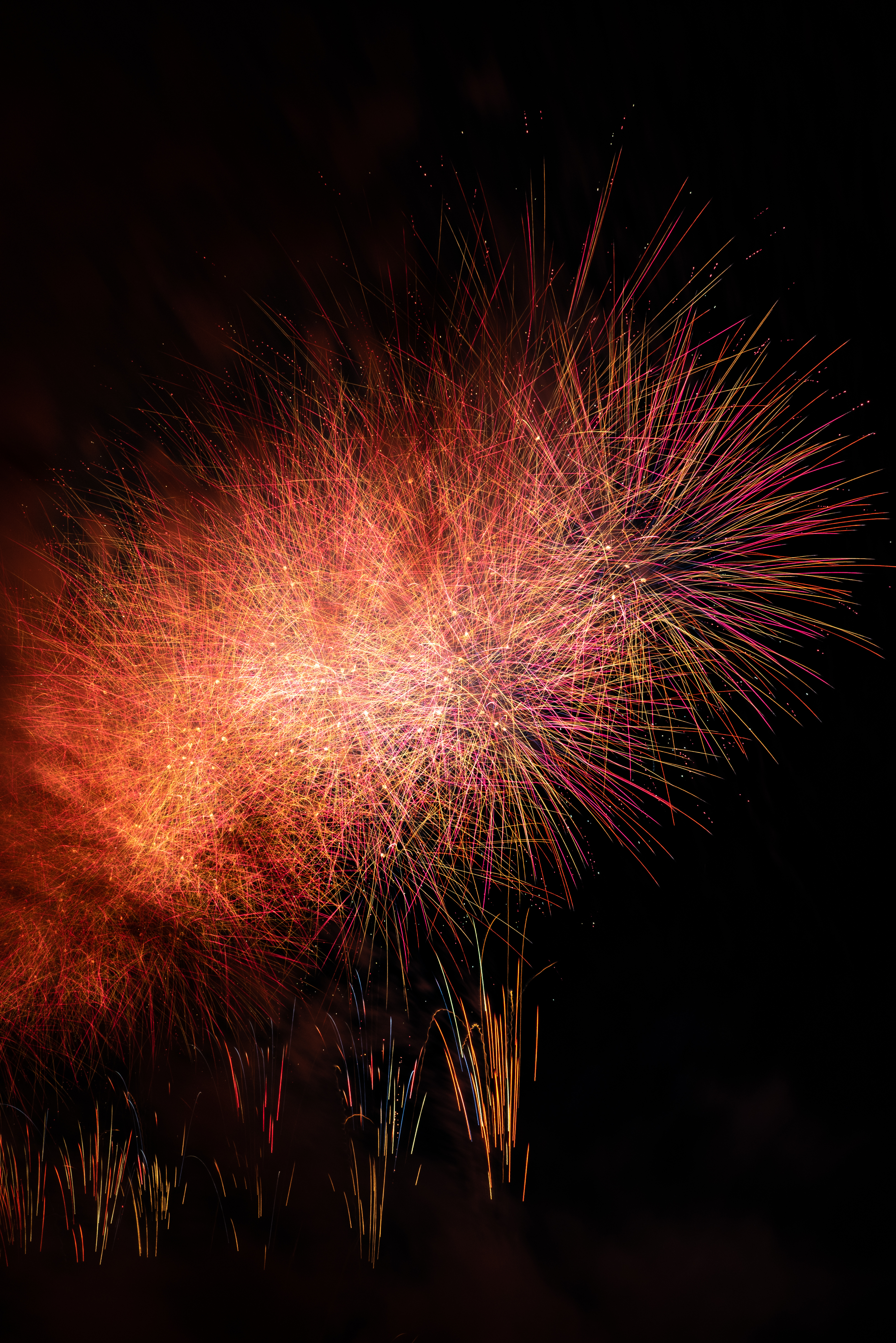 fireworks, sparks, holidays, holiday Hd 1080p Mobile
