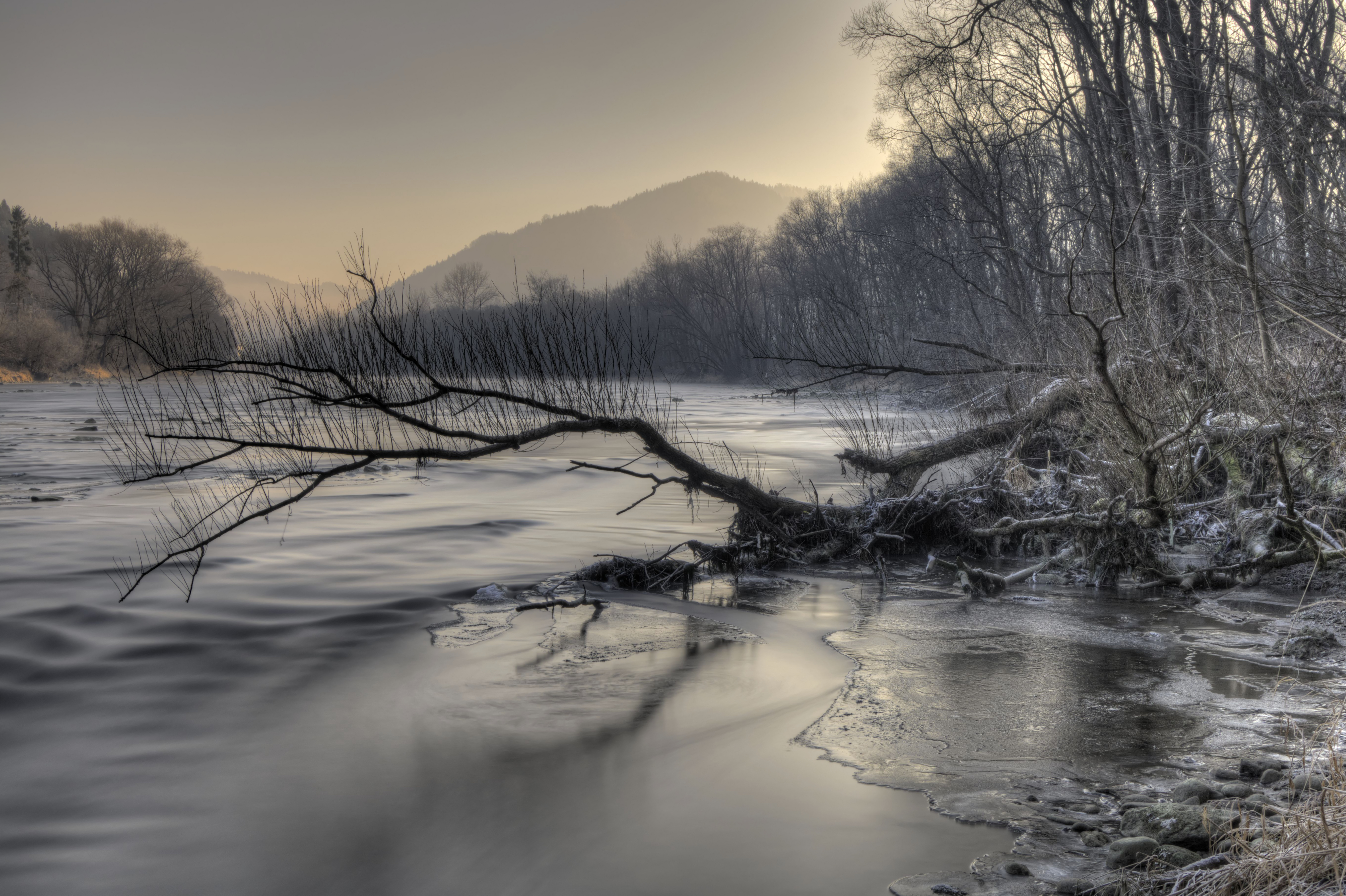 Laden Sie das Natur, Flüsse, Mountains, Schnee, Haken-Bild kostenlos auf Ihren PC-Desktop herunter