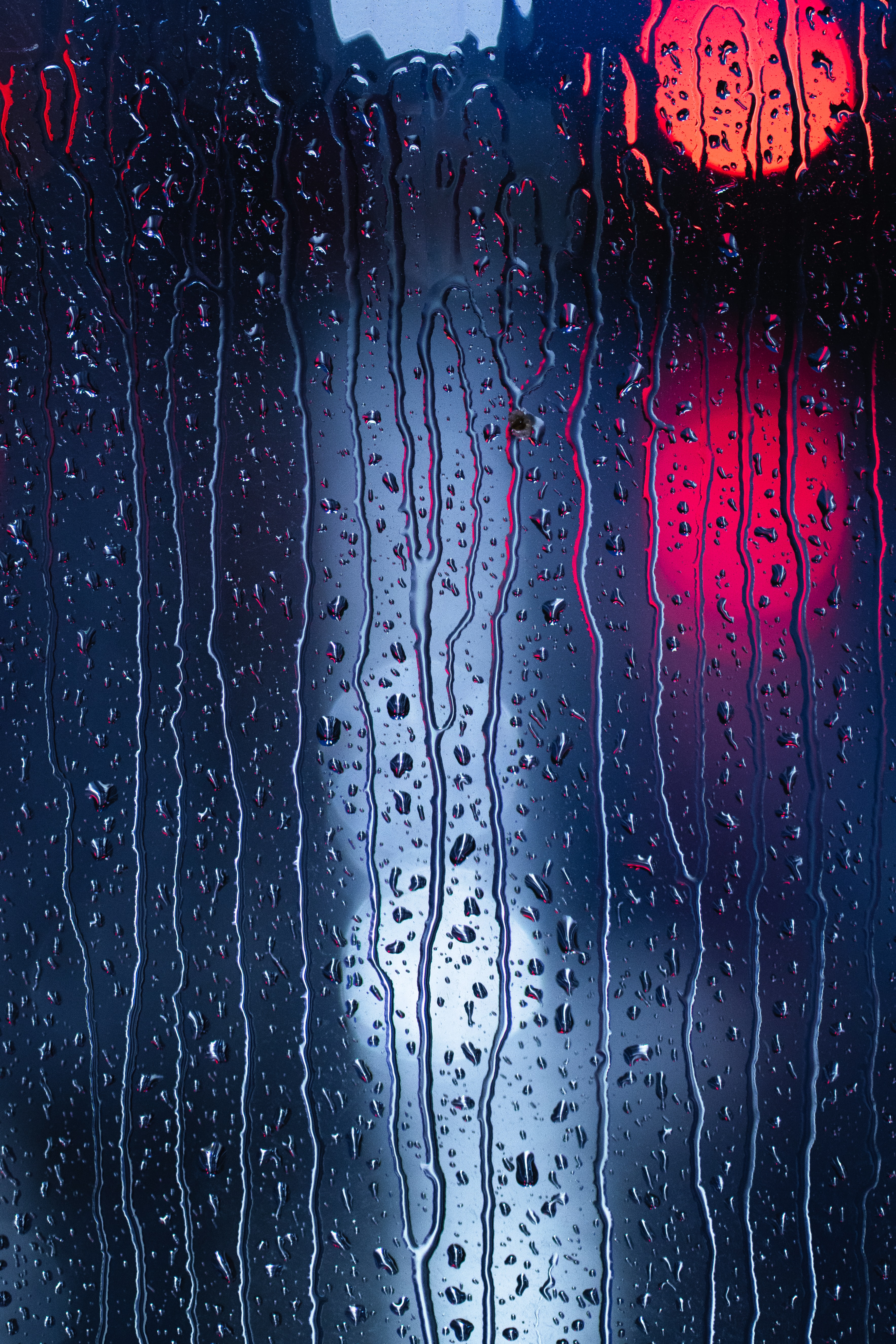 water, drops, macro, wet, glass Smartphone Background