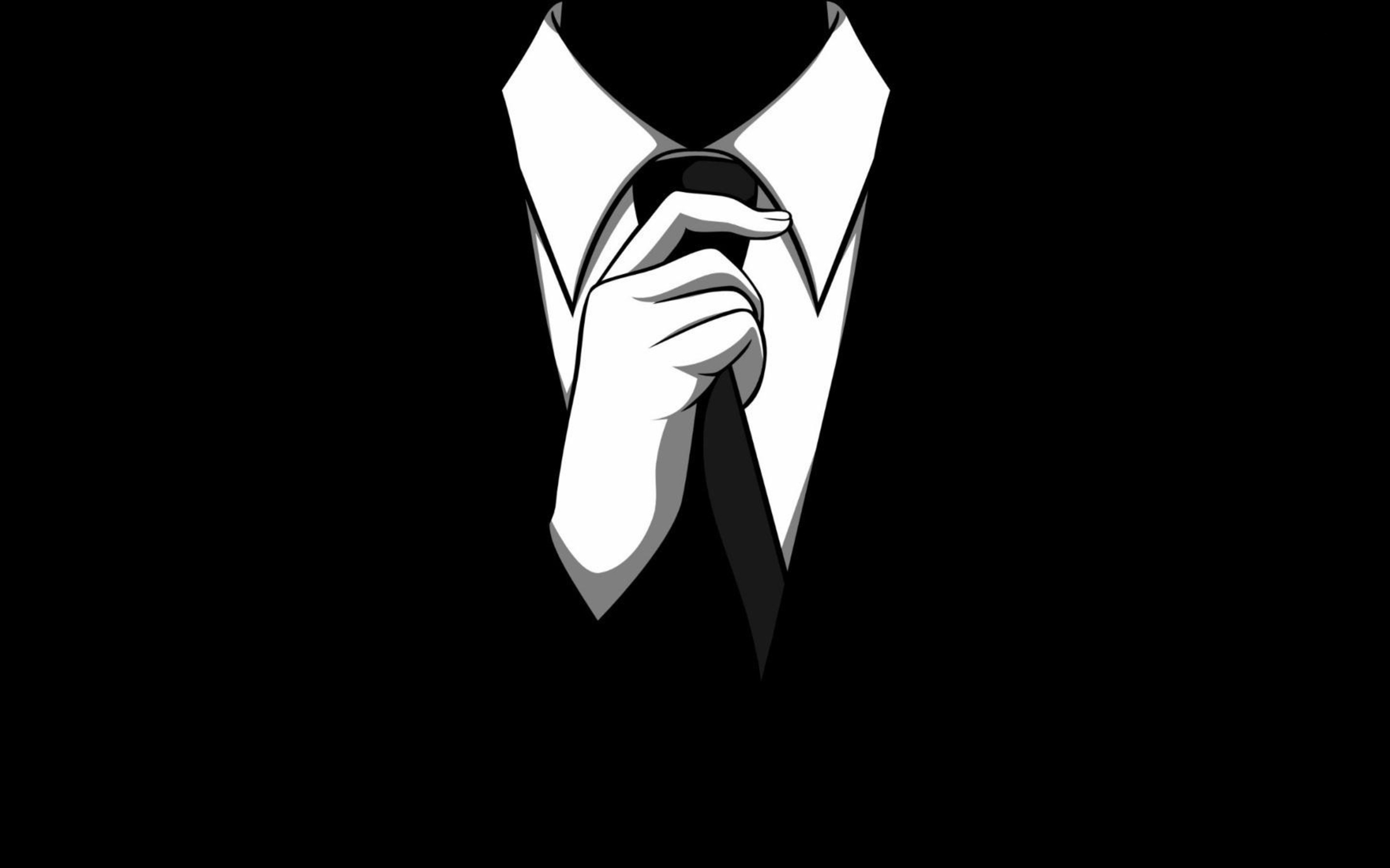 anonymous, blazer, vector, art, coat, tie Phone Background
