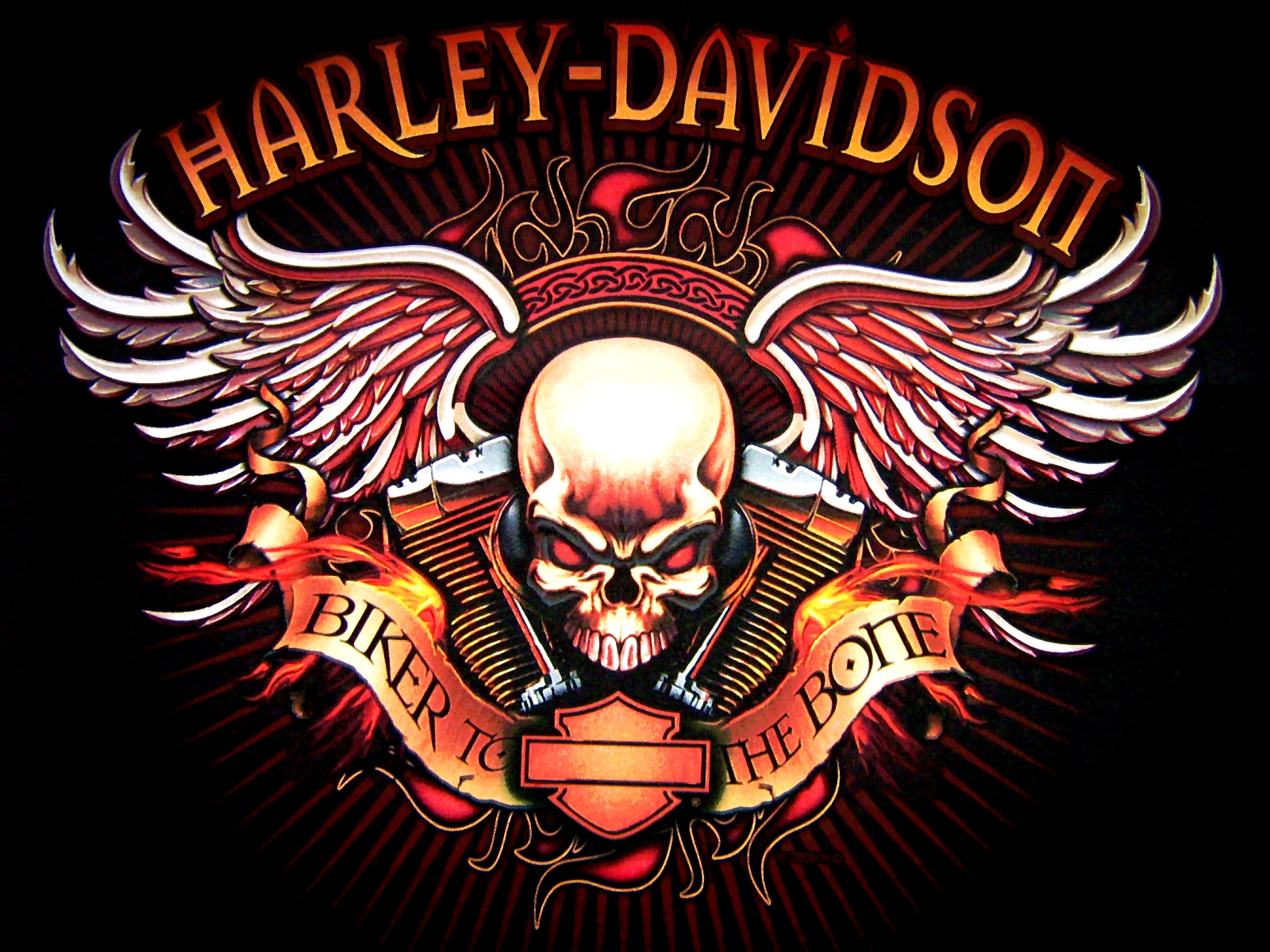 harley davidson, motorcycles, logo, vehicles