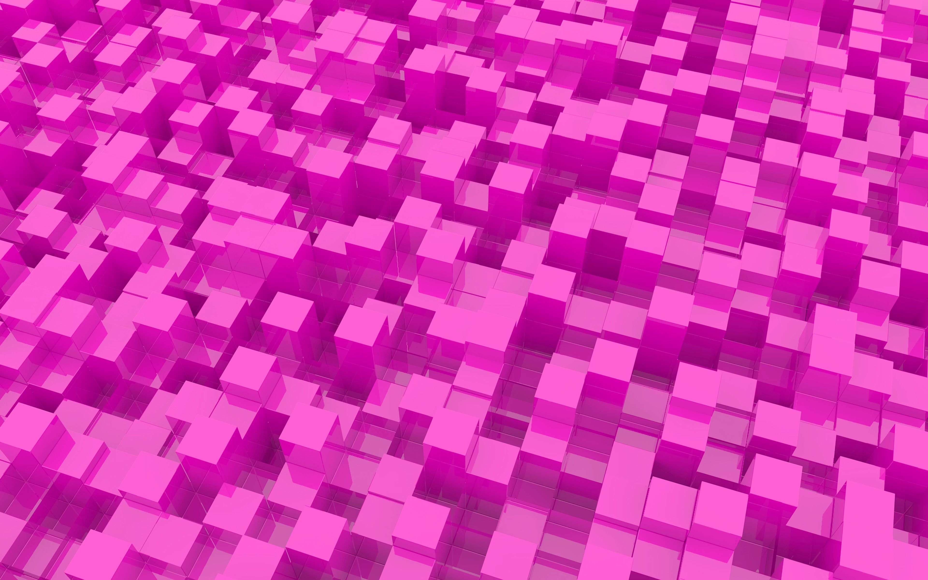 structure, 3d, violet, purple, volume, cubic HD wallpaper