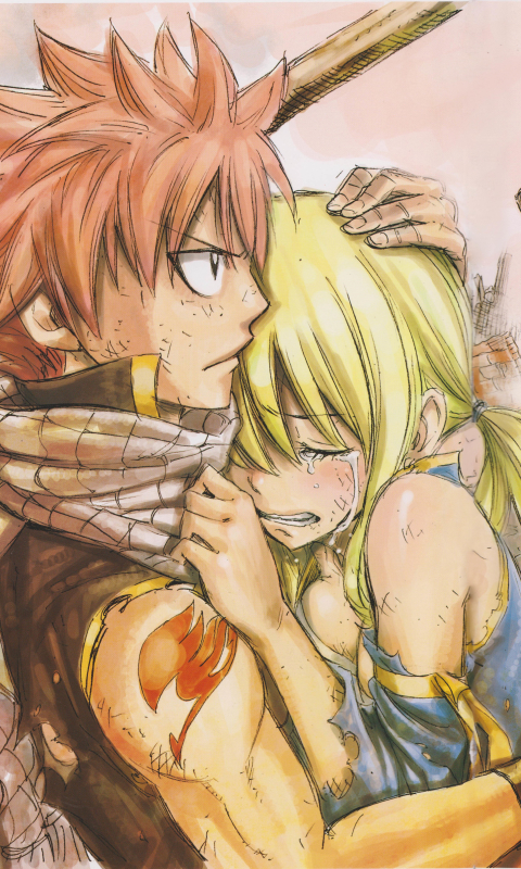 Mobile wallpaper: Anime, Fairy Tail, Lucy Heartfilia, Natsu Dragneel, Nalu (Fairy  Tail), 1374788 download the picture for free.