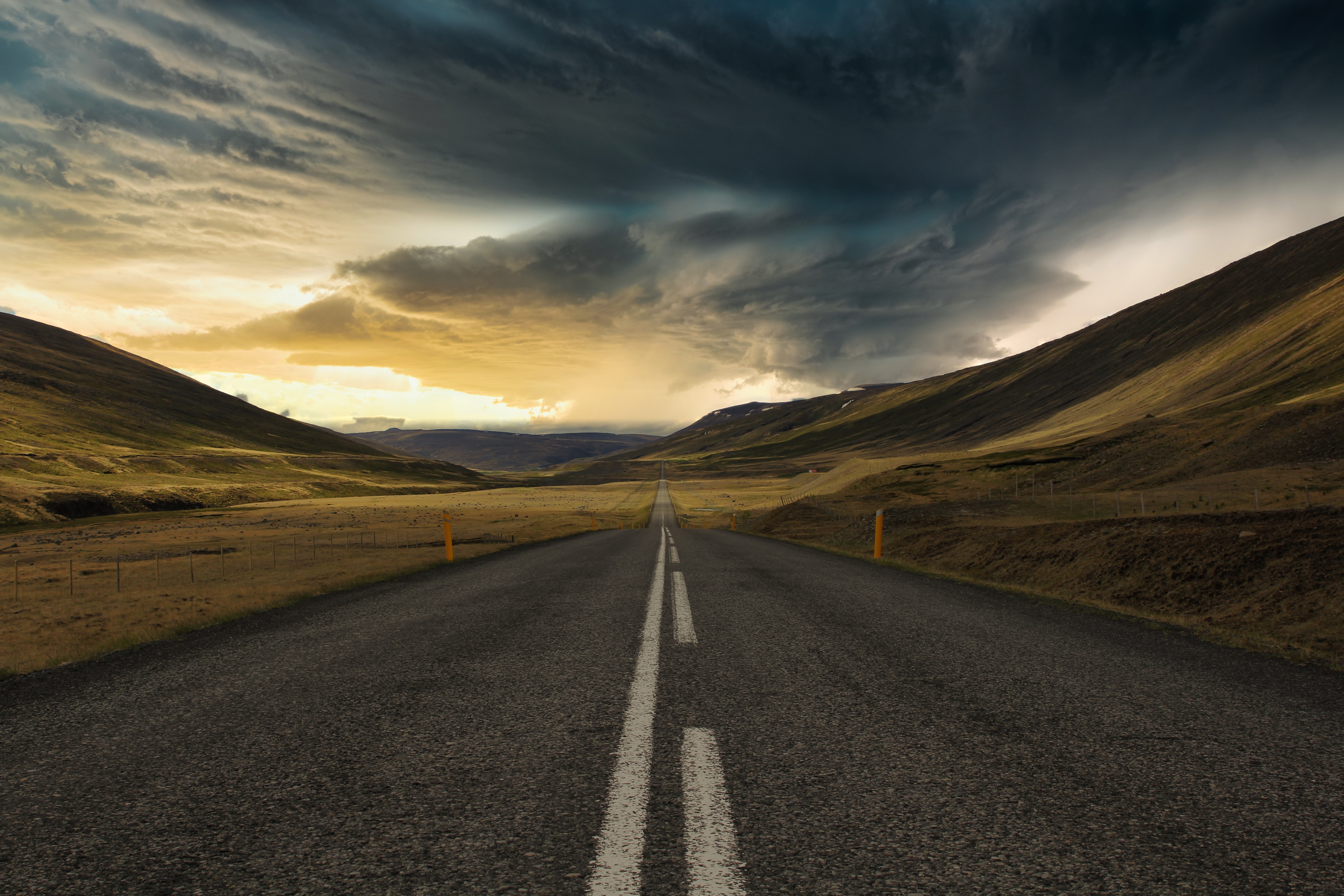 155834 download wallpaper asphalt, nature, road, markup, dahl, distance screensavers and pictures for free