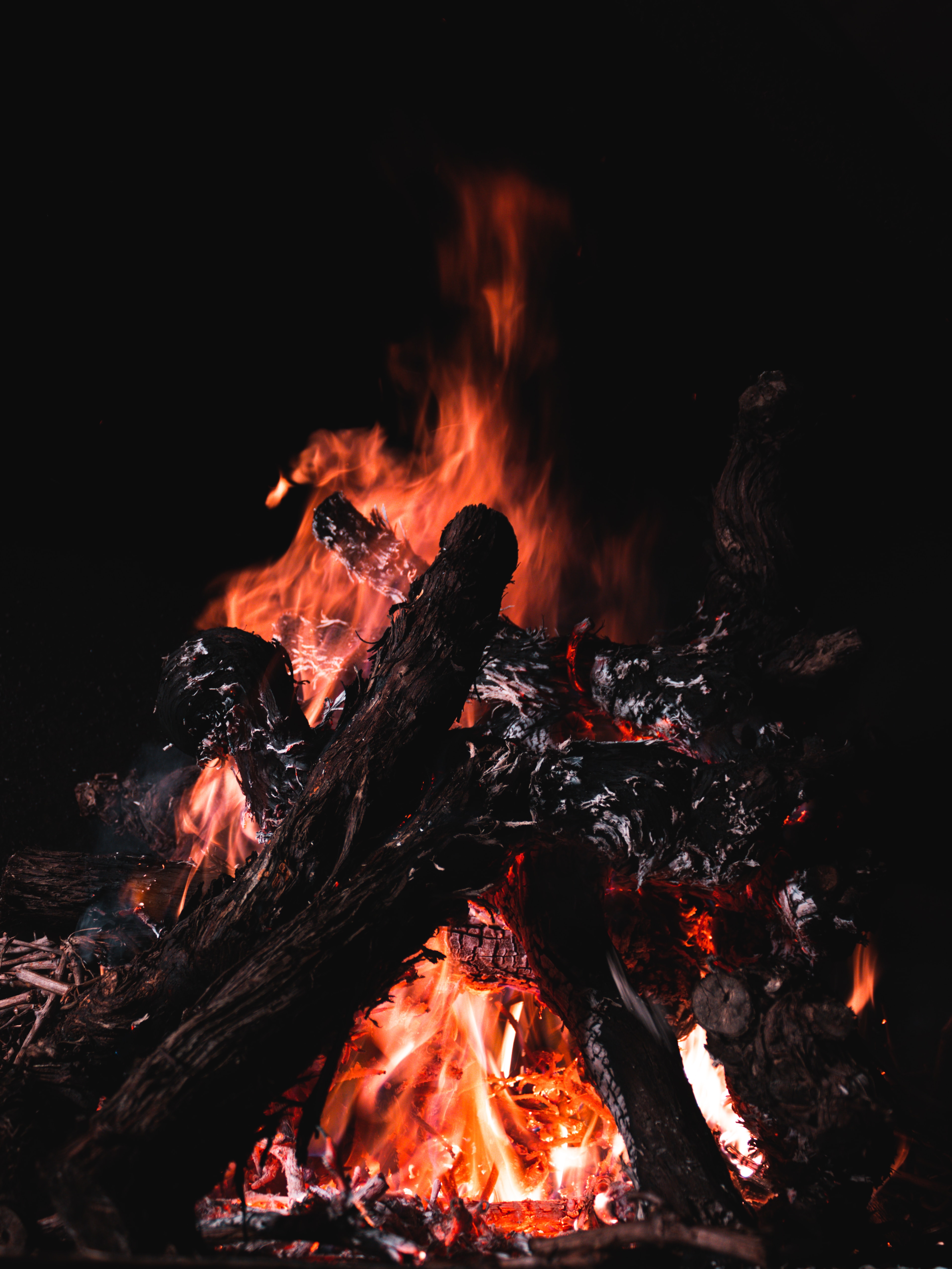 Hintergrundbild für Handys: Landschaft, Übernachtung, Bonfire, Sand