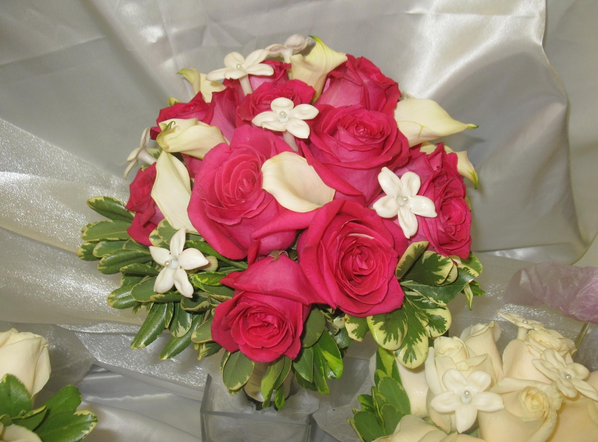 Registration calla, roses, bouquet, cloth Lock Screen