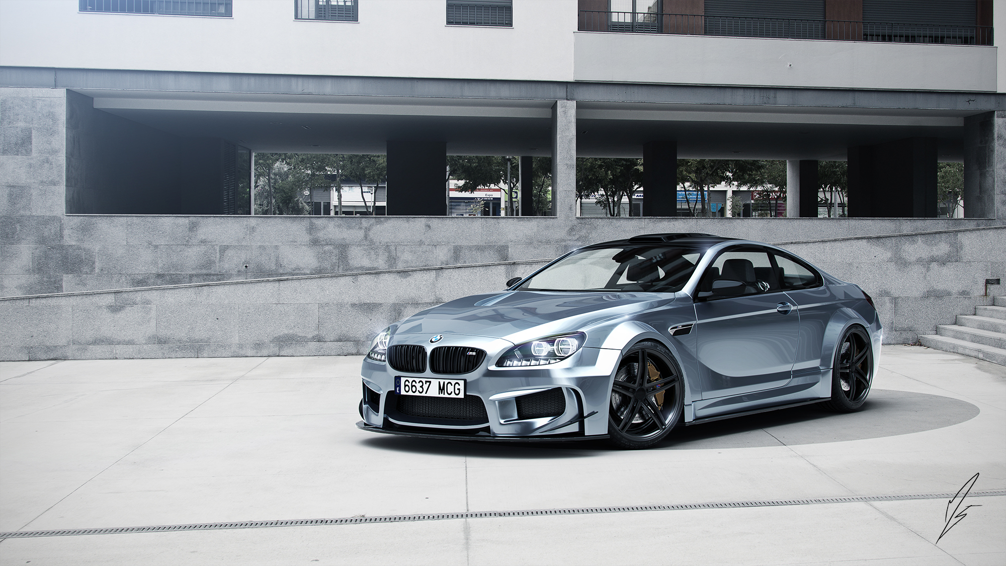 108507 Screensavers and Wallpapers Silvery for phone. Download bmw, cars, side view, silver, silvery, m6 pictures for free