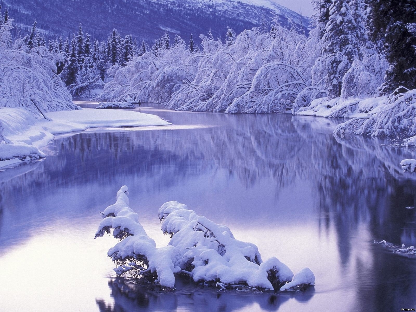 6661 下載圖片 景观, 冬天, 河, 蓝色 - 免費壁紙和屏保