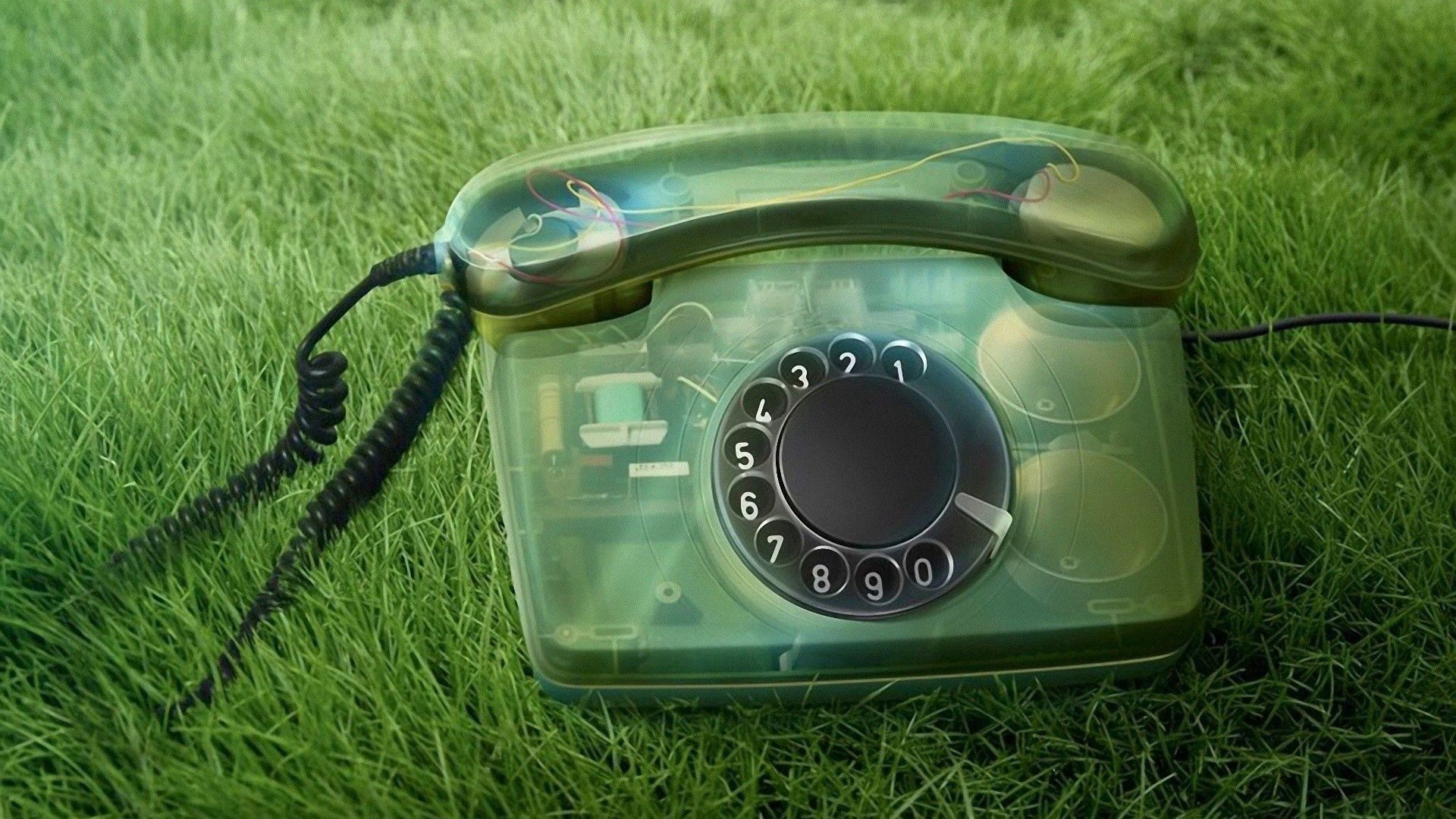 numbers, grass, miscellanea, miscellaneous, old, pipe, telephone, ancient, tube Smartphone Background