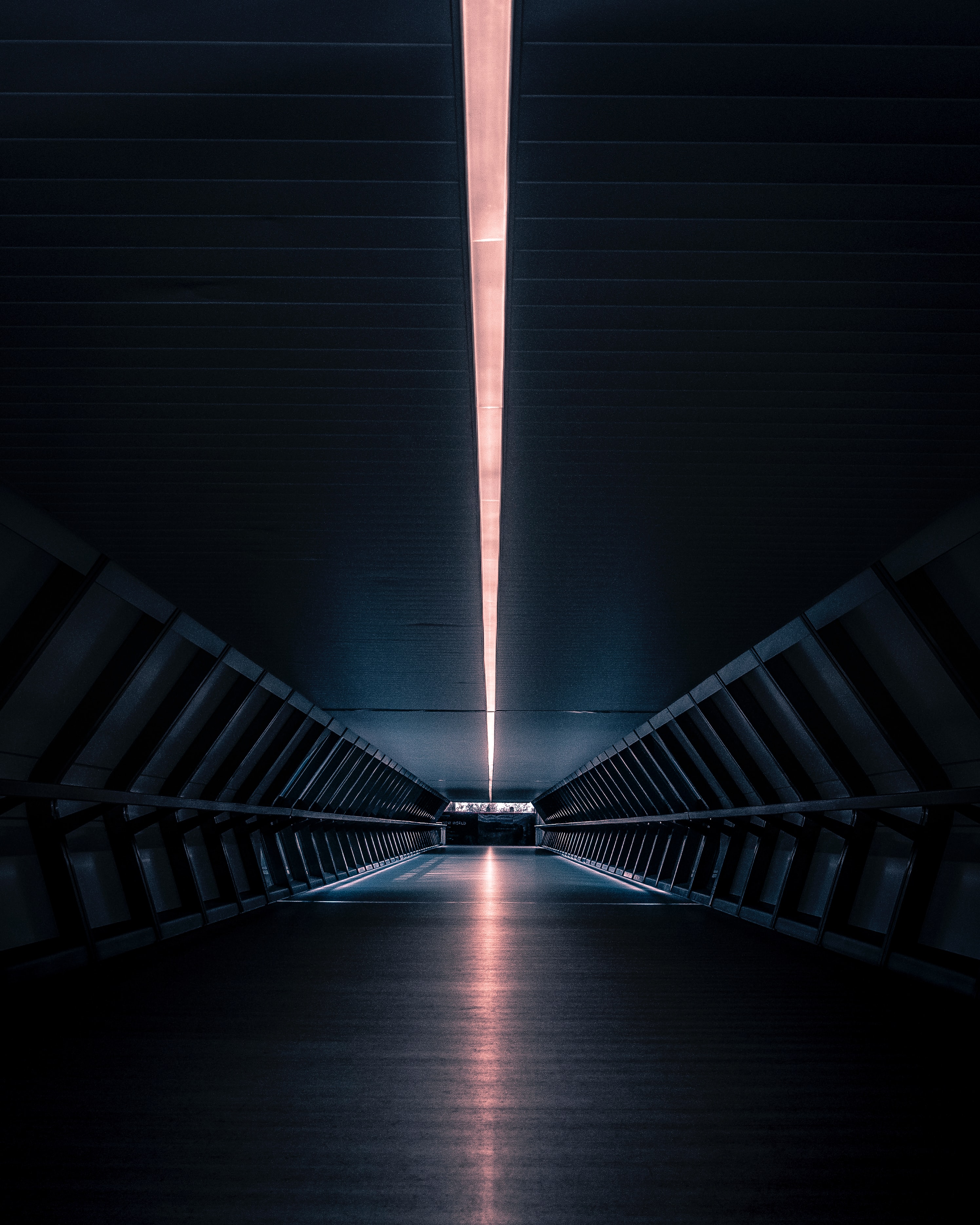 glow, tunnel, dark, distance Free HD pic