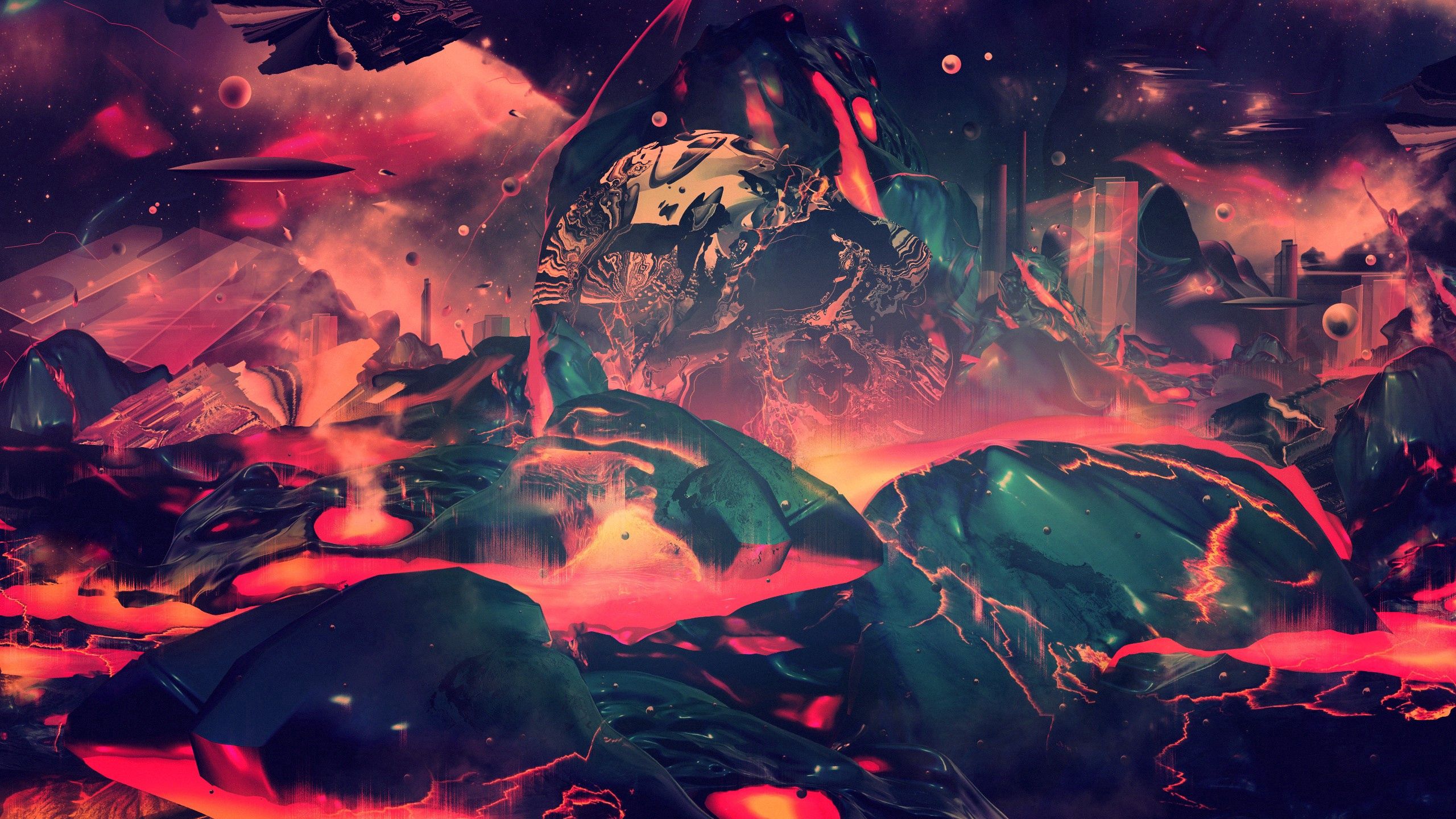 peace, abstract, paint, explosion, fiction, that's incredible, world, apocalypse Full HD