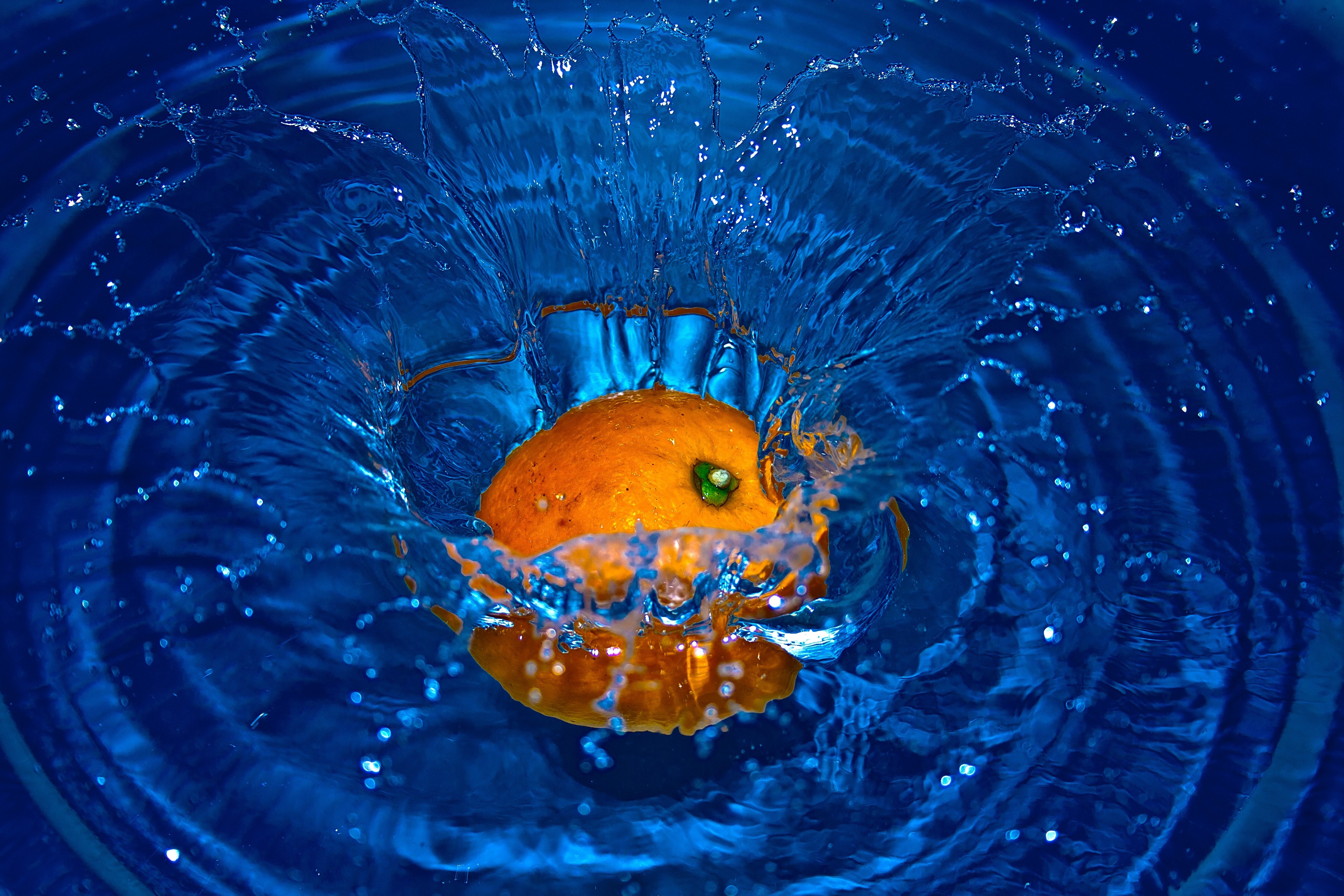water, food, citrus, orange, spray, fruit High Definition image
