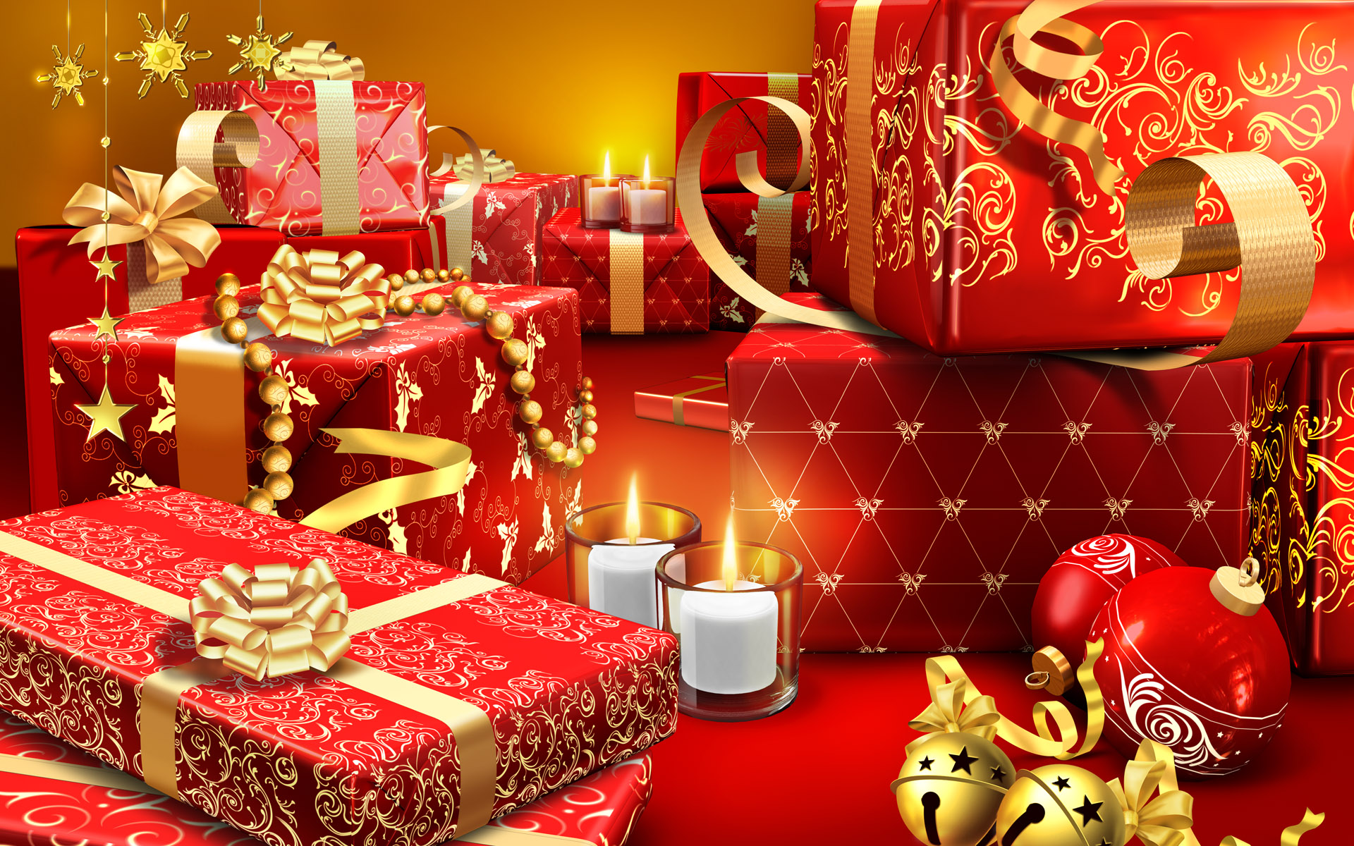 christmas, gift, holiday, candle