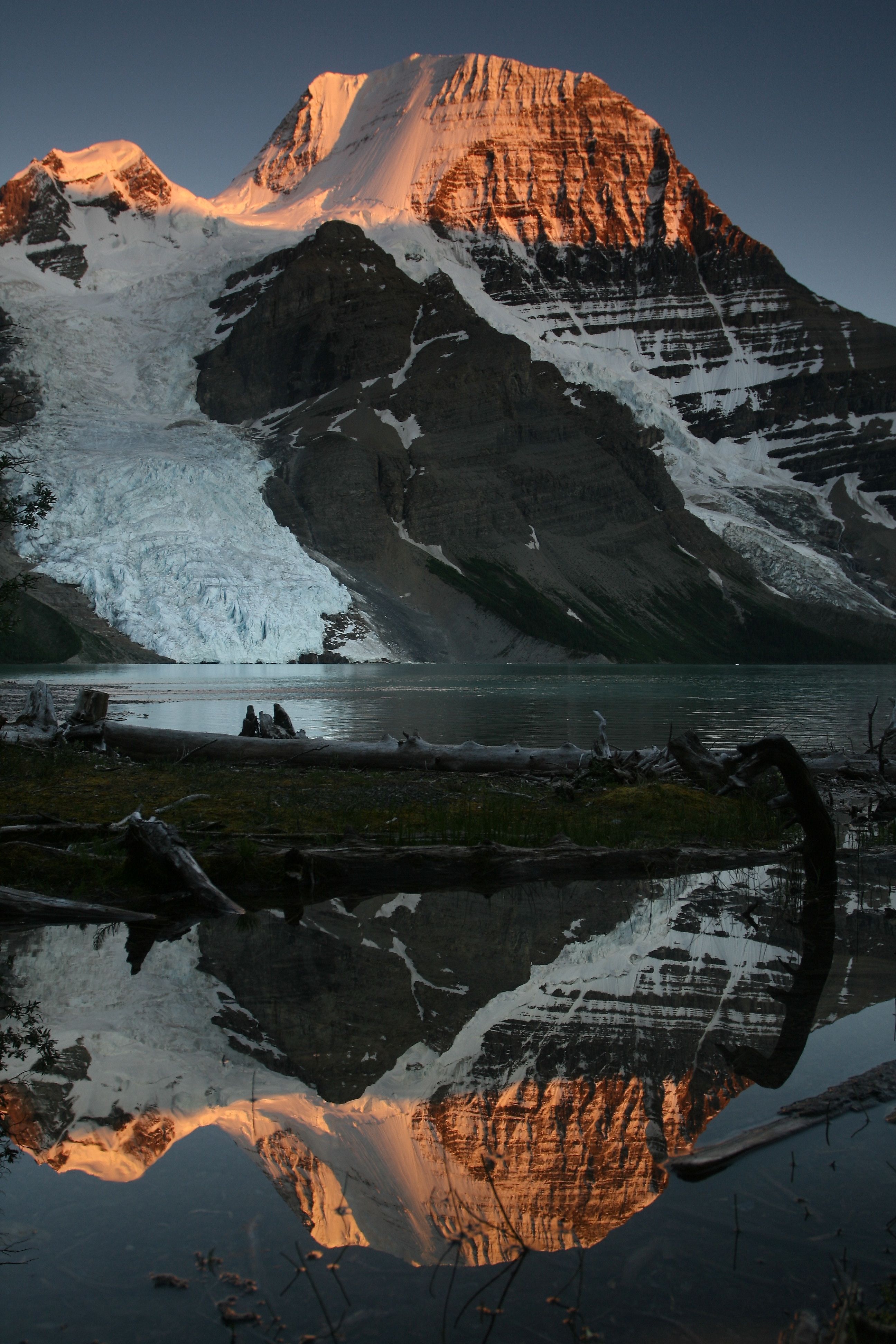 mountain, landscape, nature, vertex, top, lake, reflection wallpapers for tablet