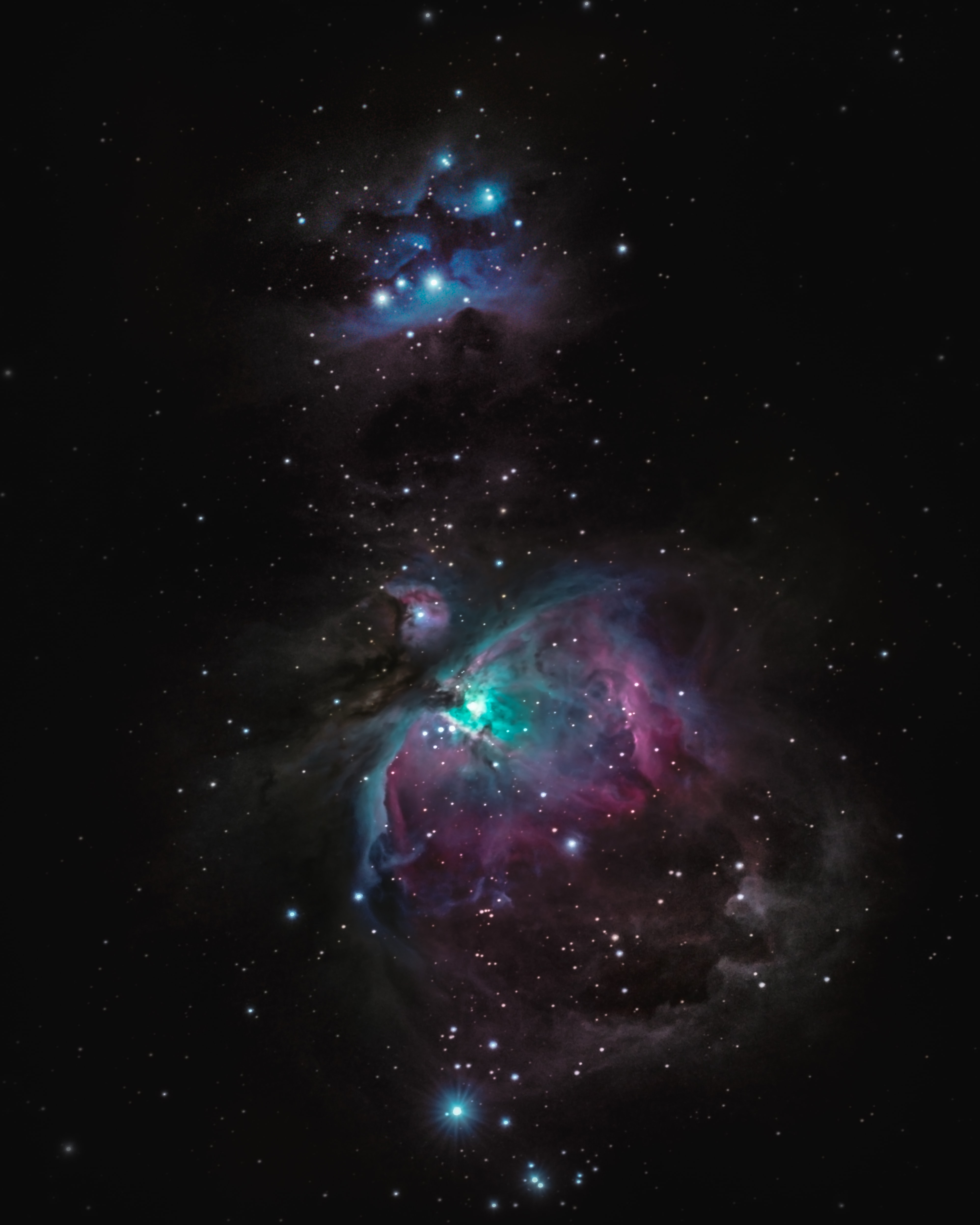 nebula, stars, universe Panoramic Wallpapers
