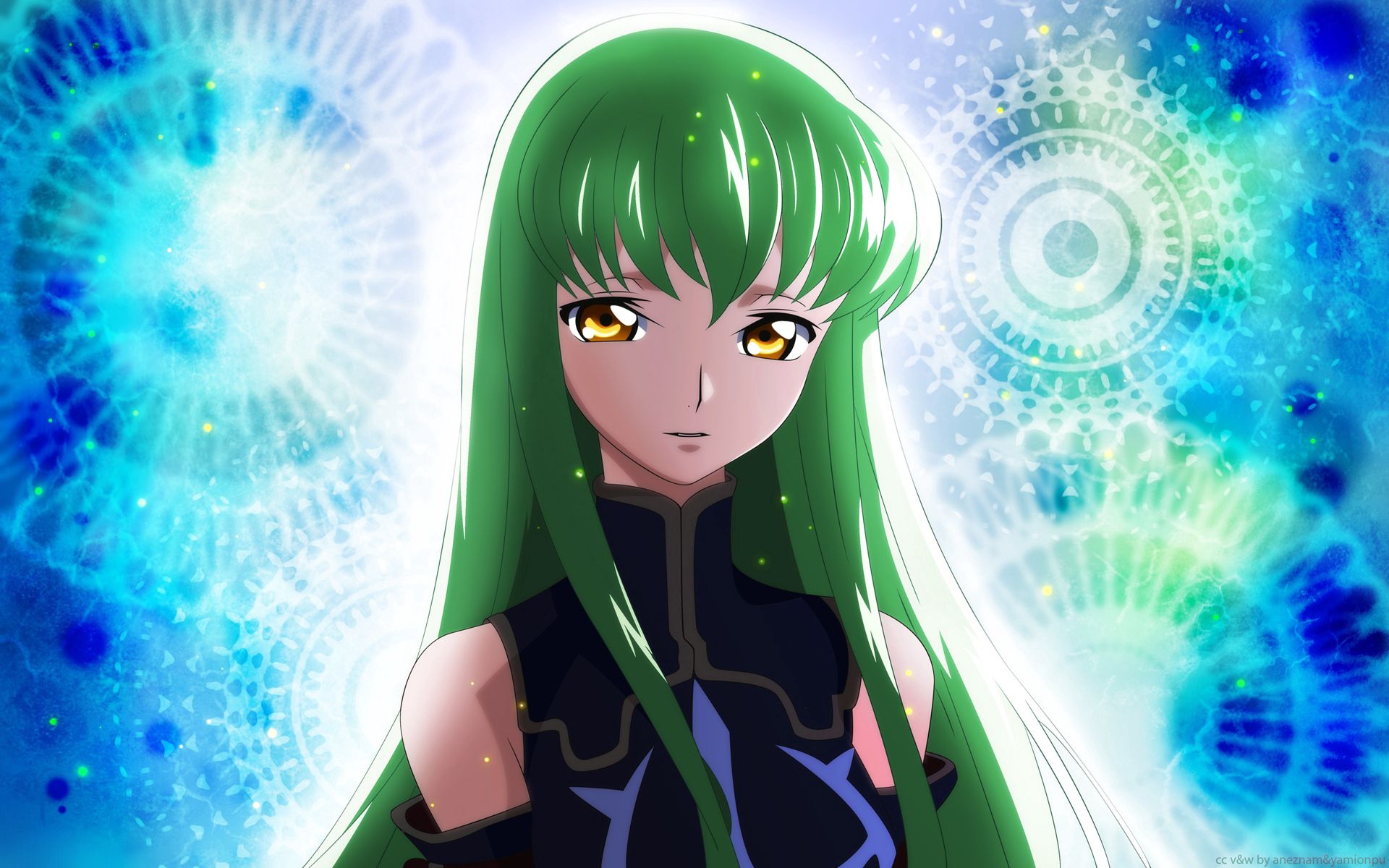 Images & Pictures girl, green, anime, eye Hair
