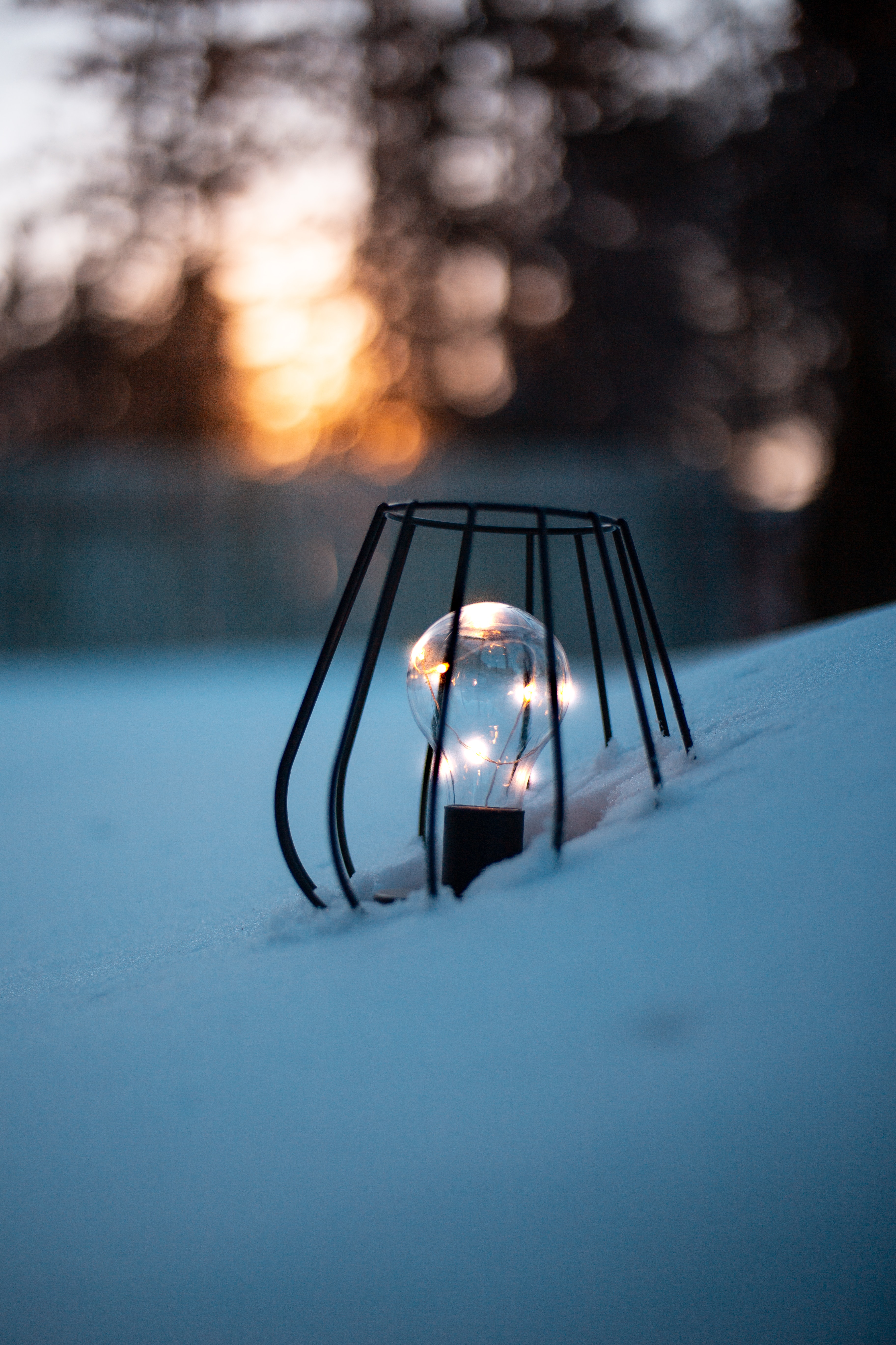 light, snow, shine, miscellanea, miscellaneous, garland, light bulb High Definition image
