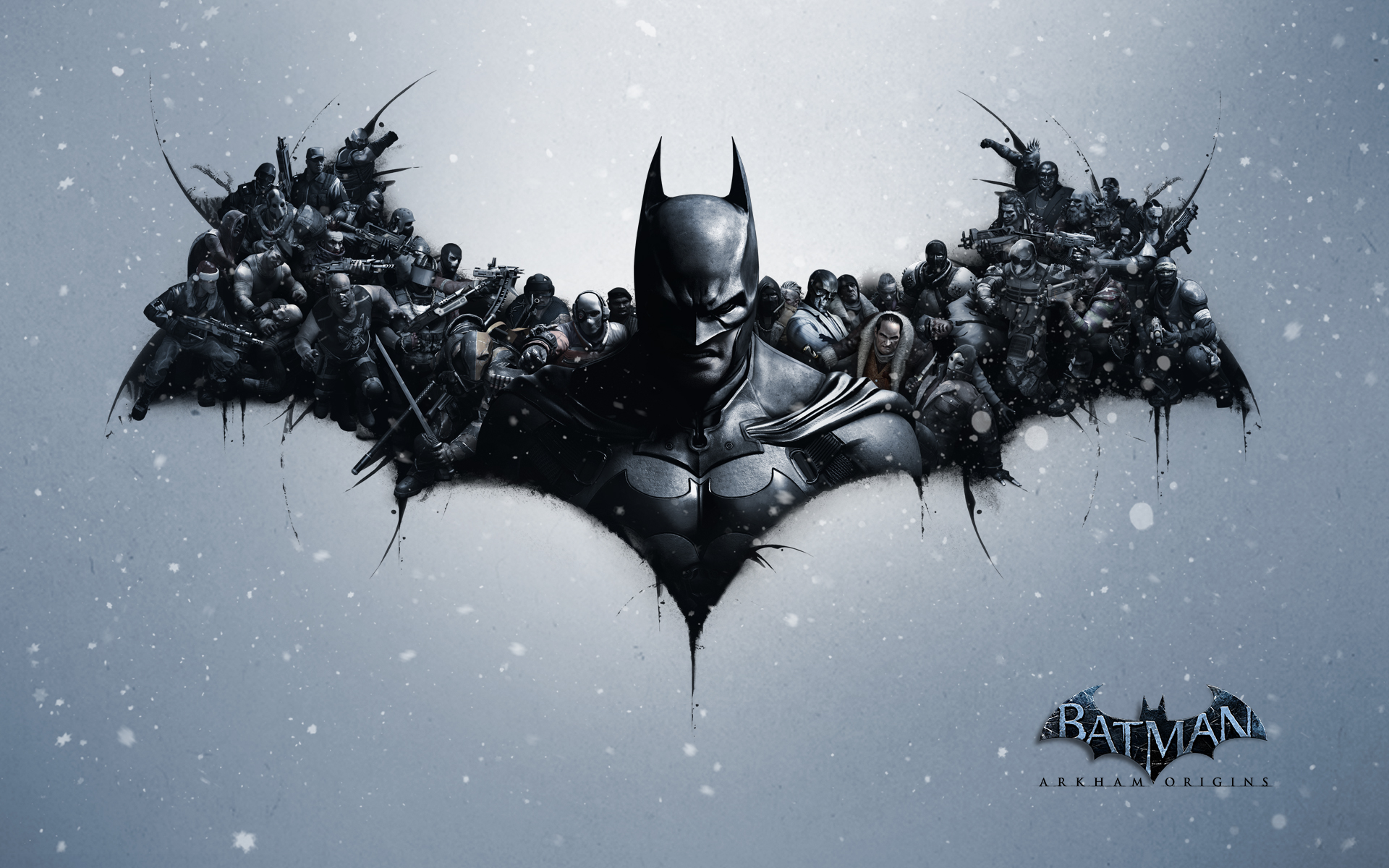 Mobile wallpaper batman, video game, batman: arkham origins, batman logo, batman symbol