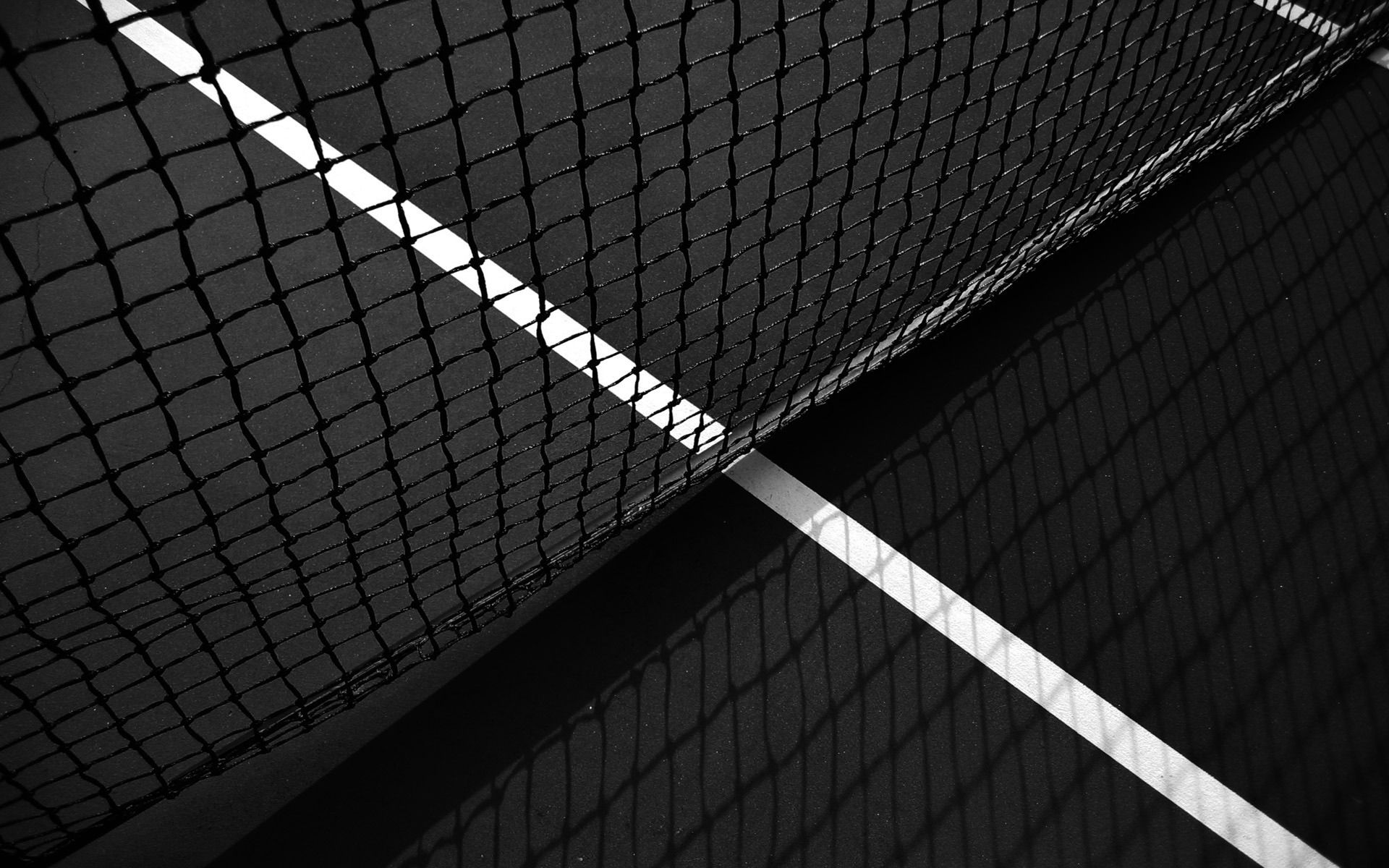 Mobile wallpaper tennis, sports, grid, shadow, line, court